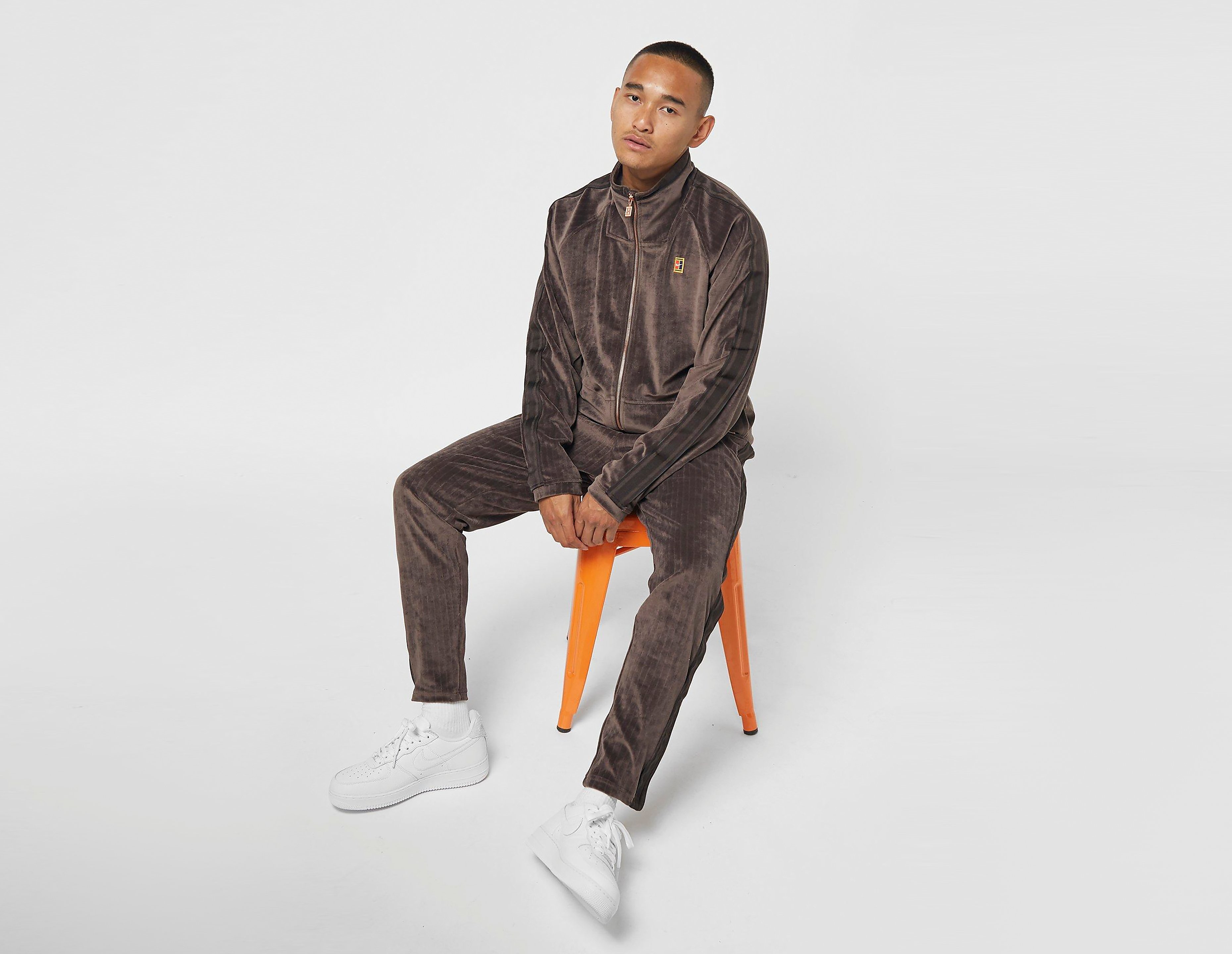 Nike Velvet Tennis Jacket, marrone