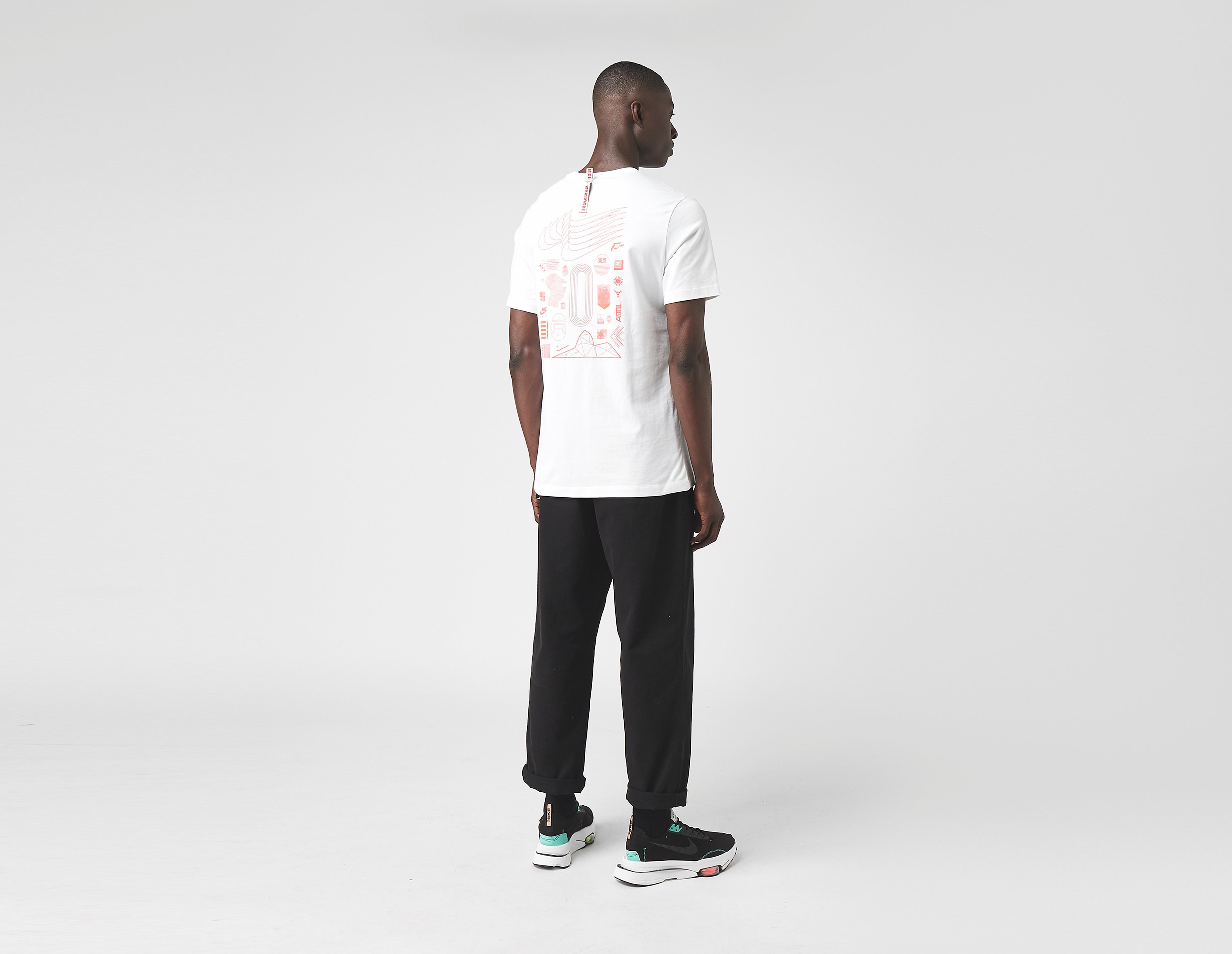 Nike Maglietta Worldwide Globe, bianco