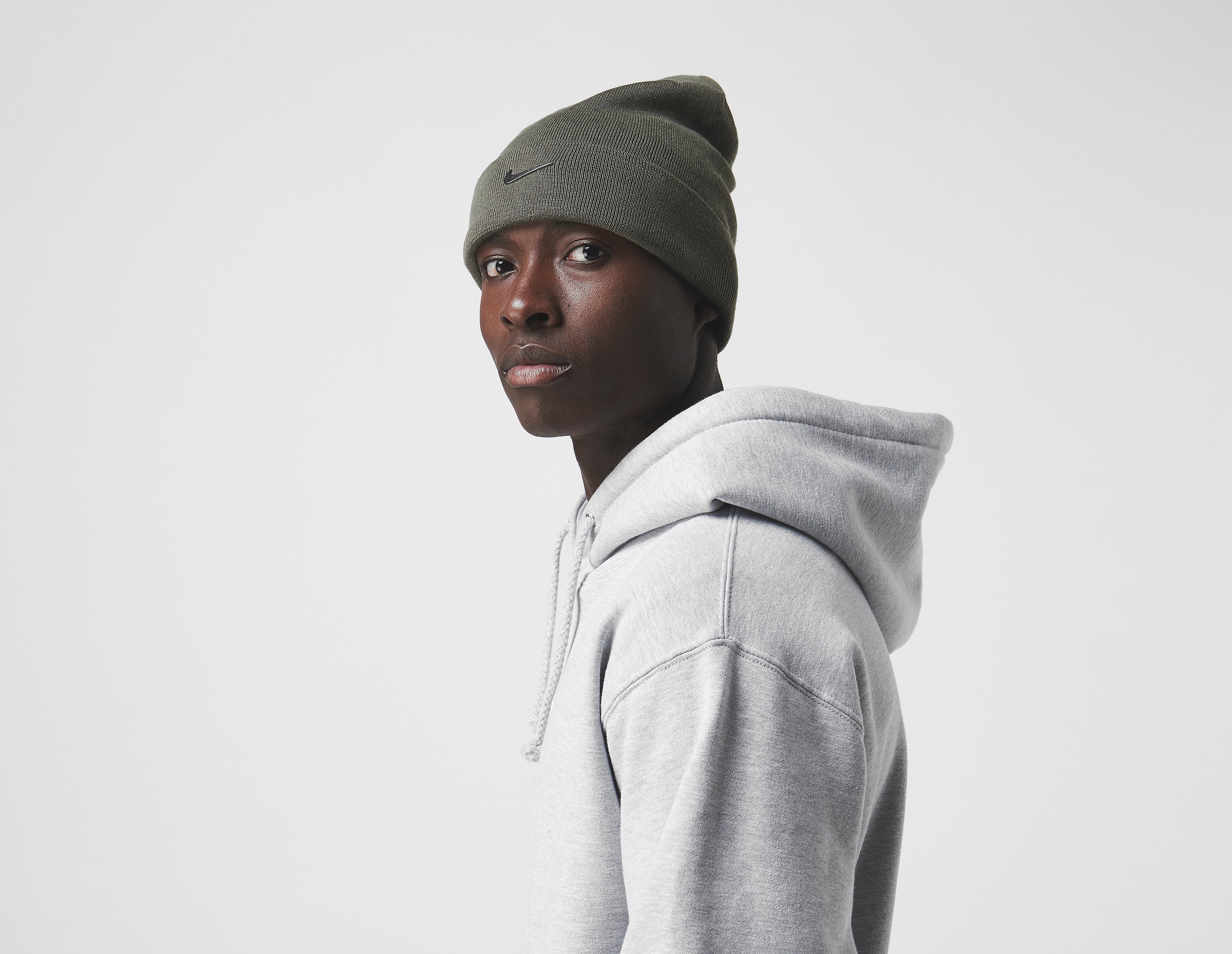 Nike Cuff Swoosh Beanie, vert