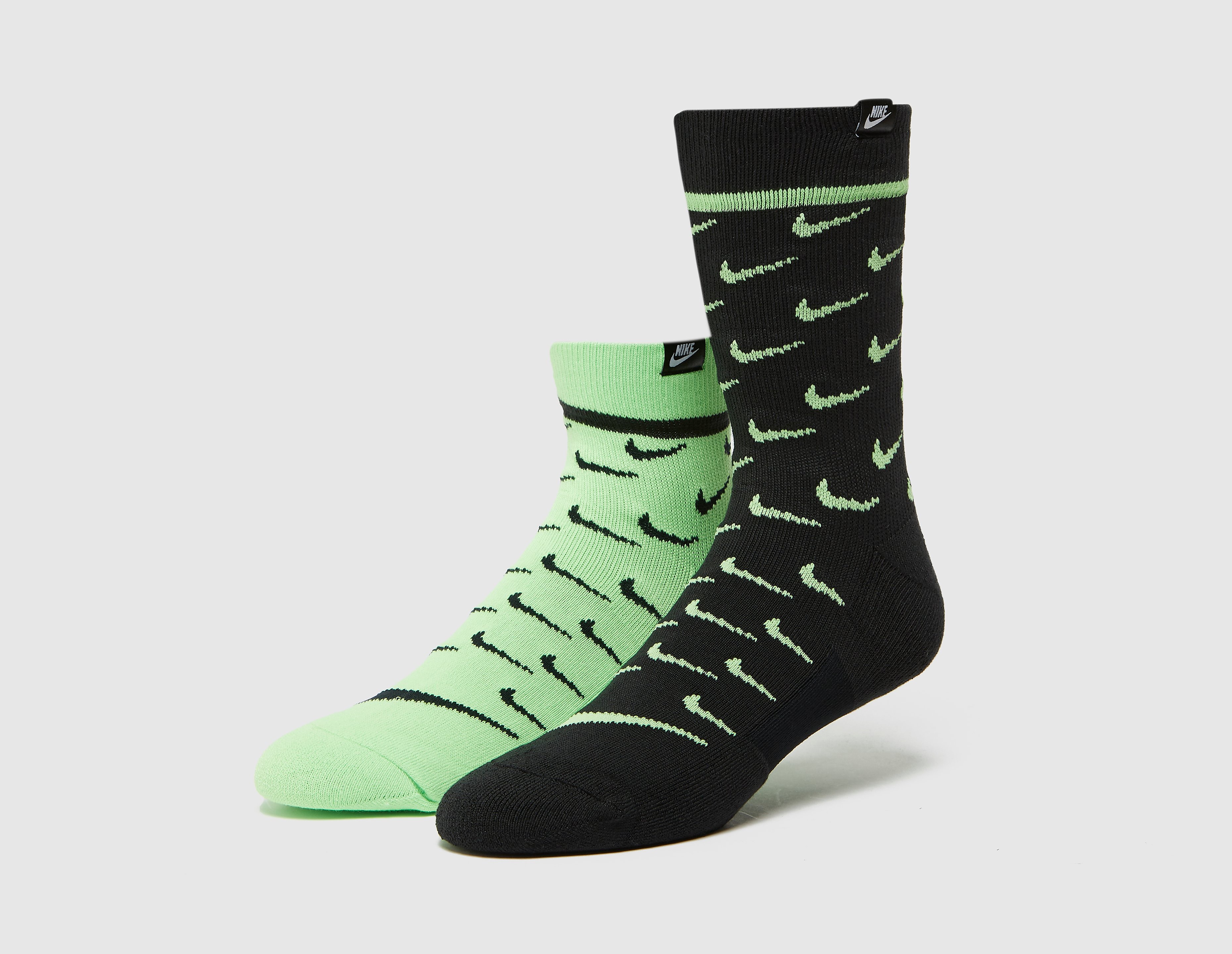 Nike Lot de 2 chaussettes mi-mollet SNEAKR Sox