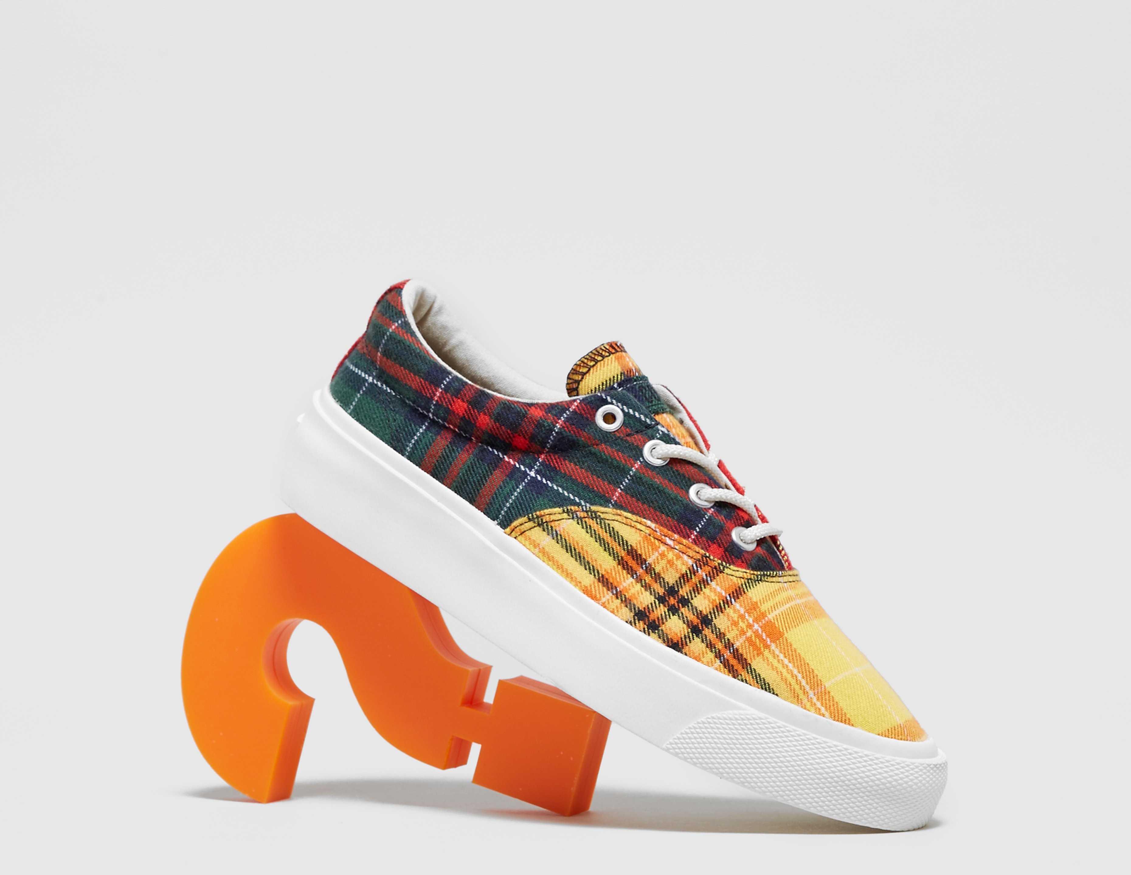Converse Twisted Plaid Skid Grip Ox, rouge
