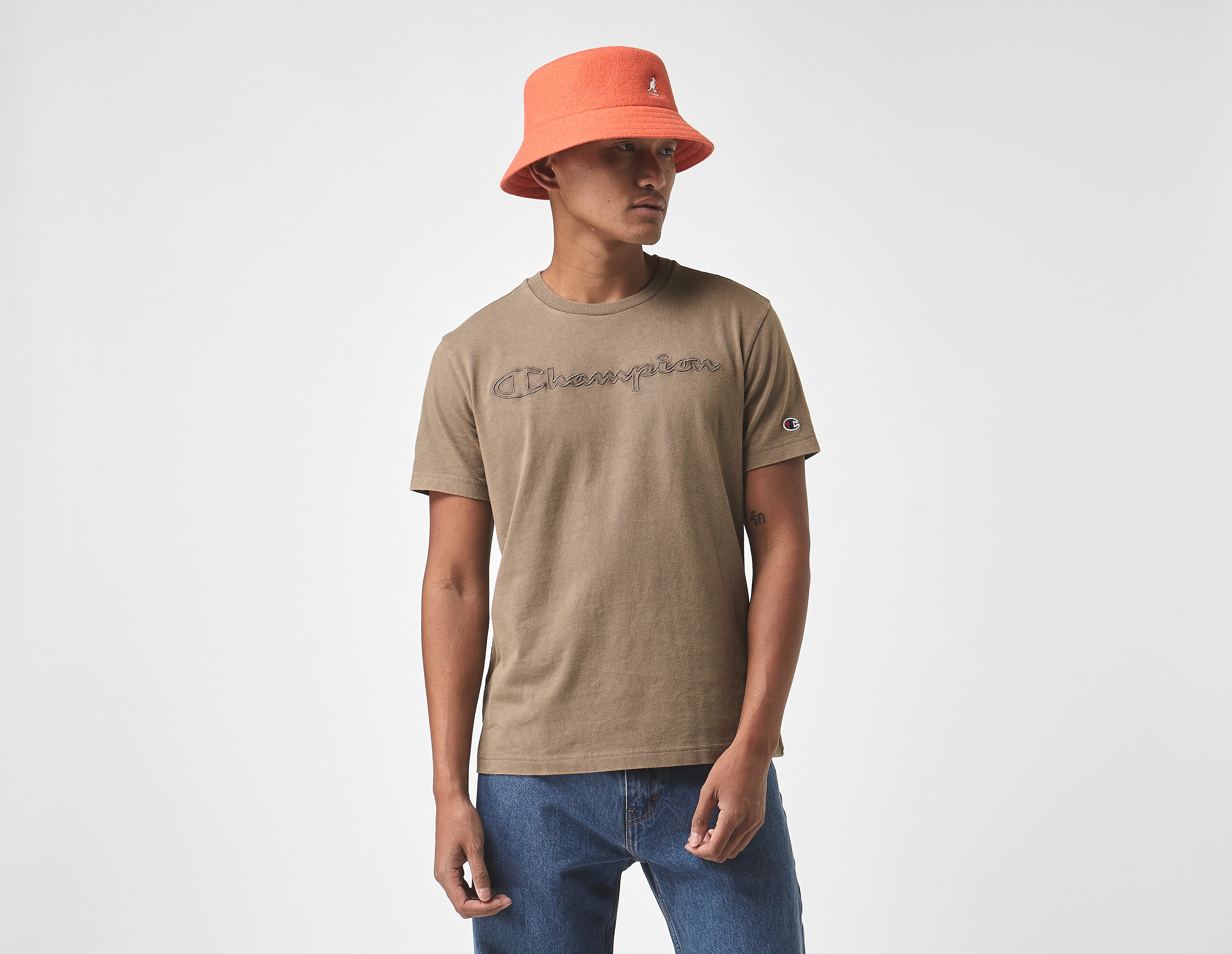 Champion Wash Script T-Shirt, verde