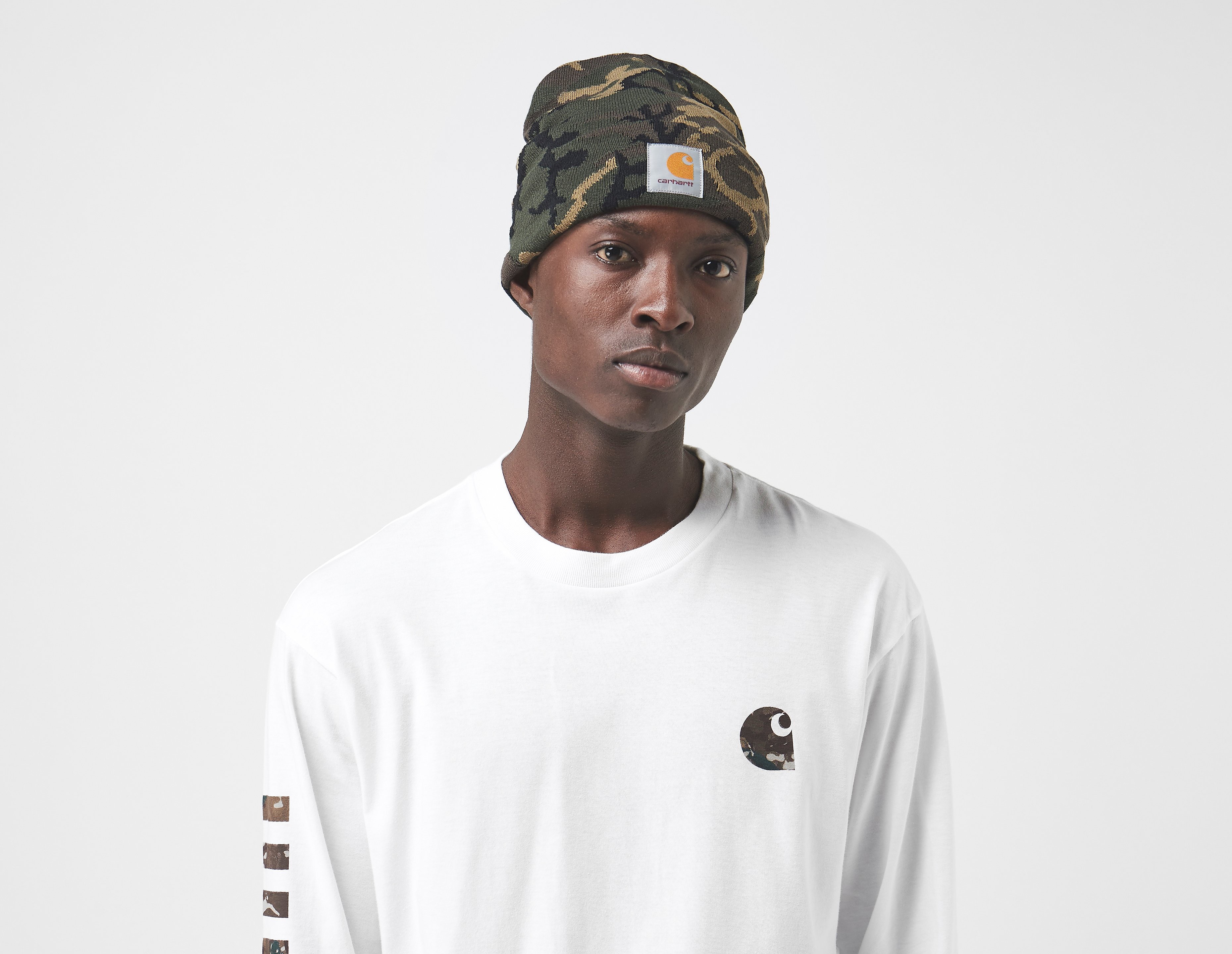 Carhartt WIP Camo Laurel Beanie, vert