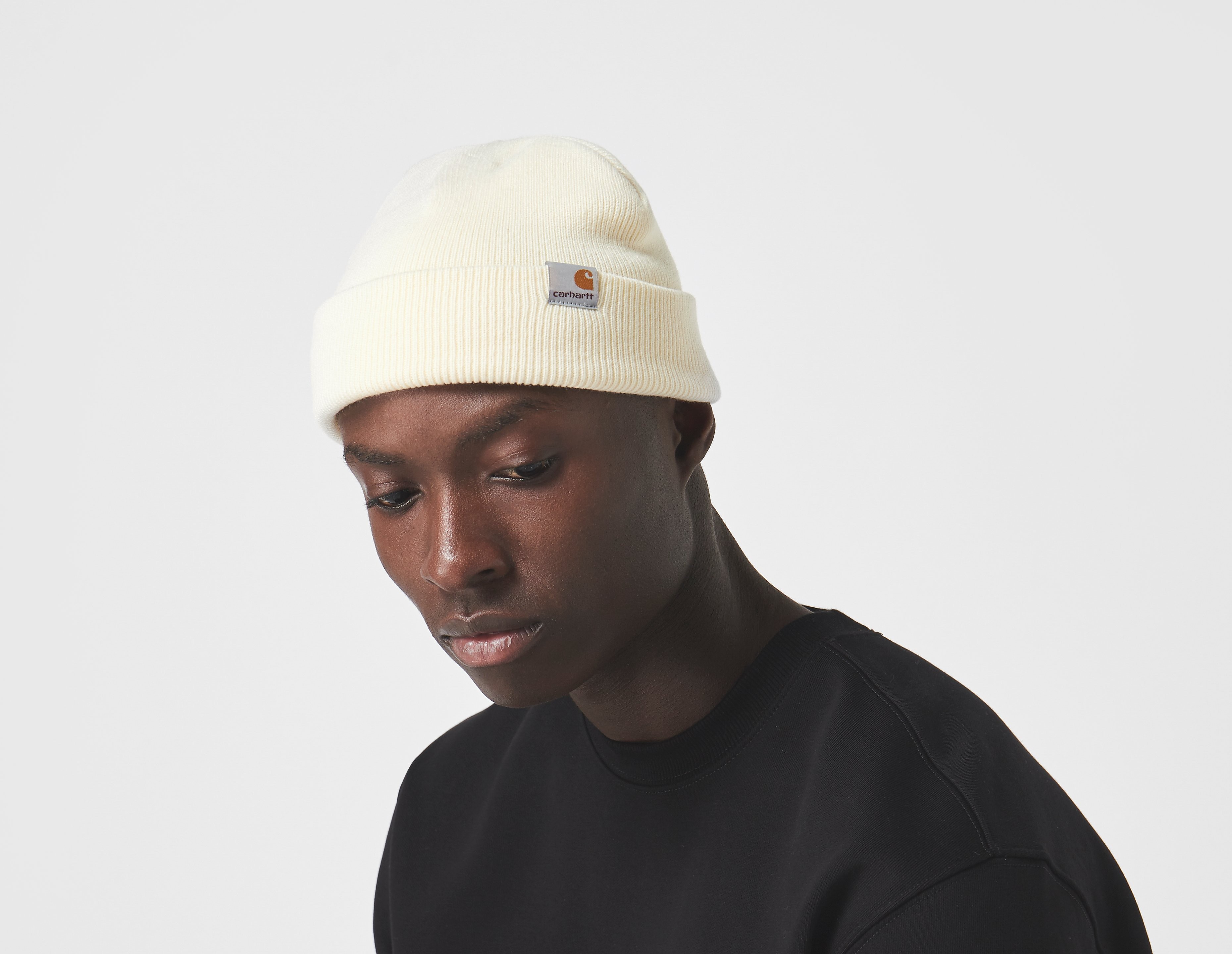 Carhartt WIP Stratus Beanie, blanc