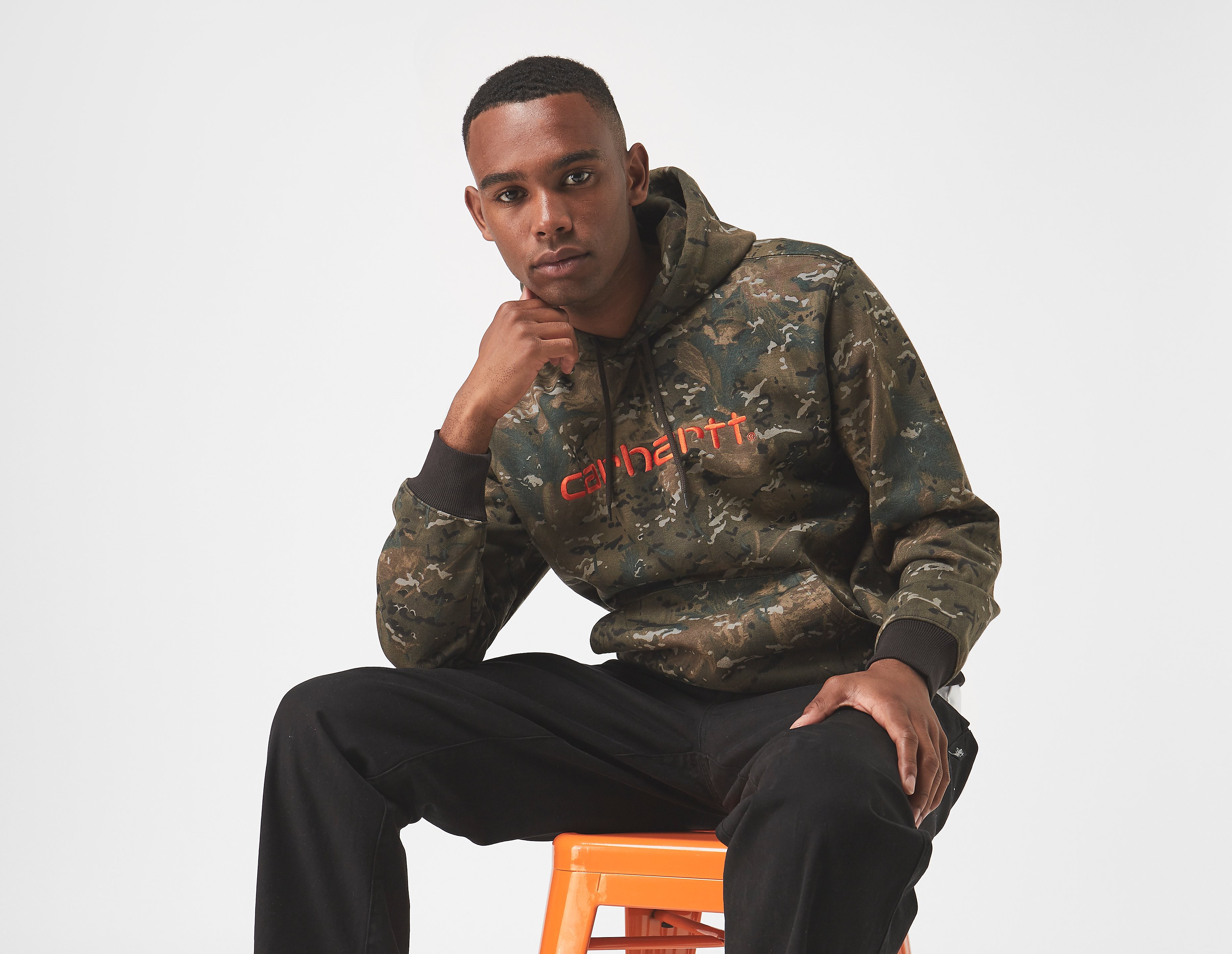 Carhartt WIP Felpa con cappuccio Script, verde