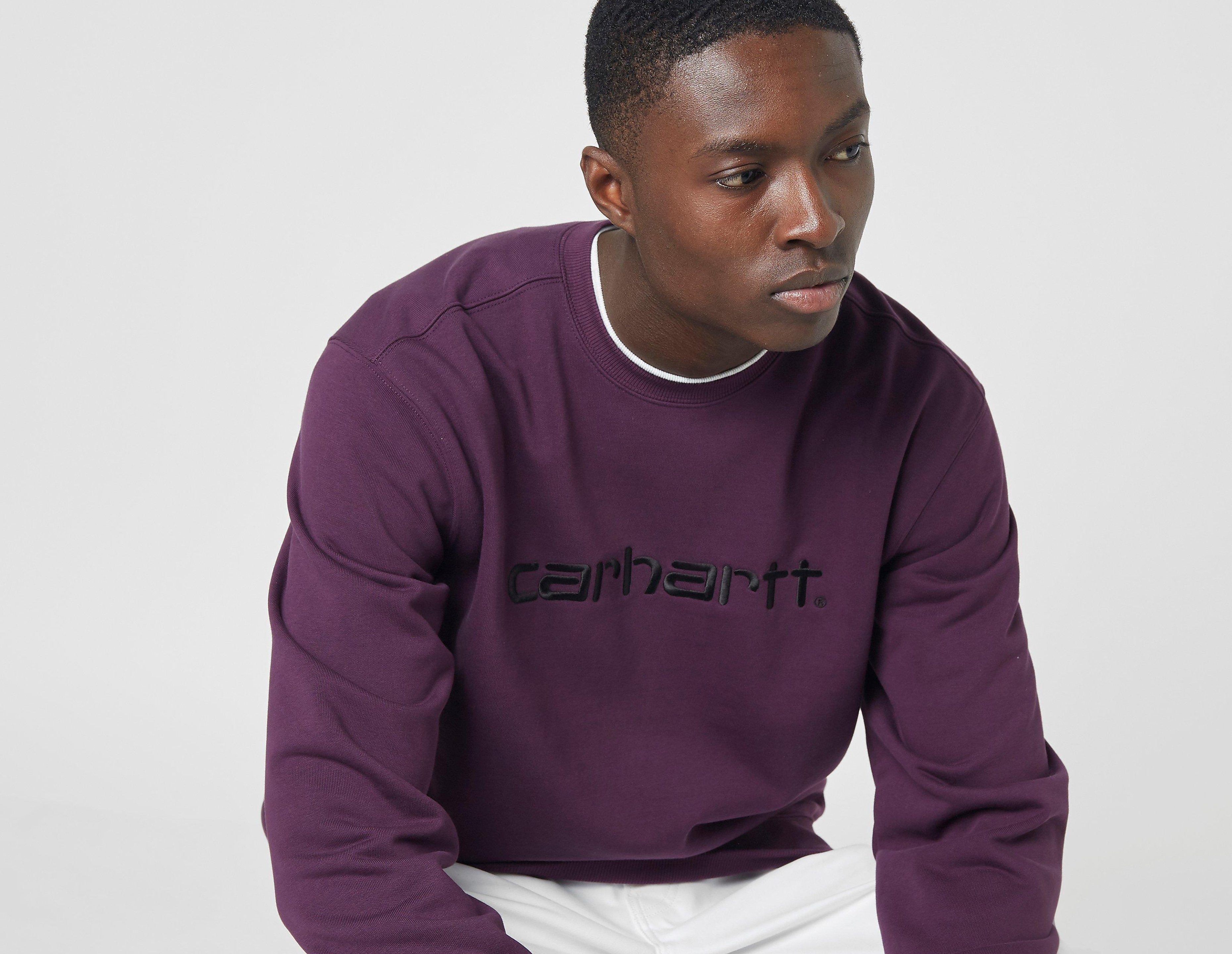 Carhartt WIP Felpa Script, viola