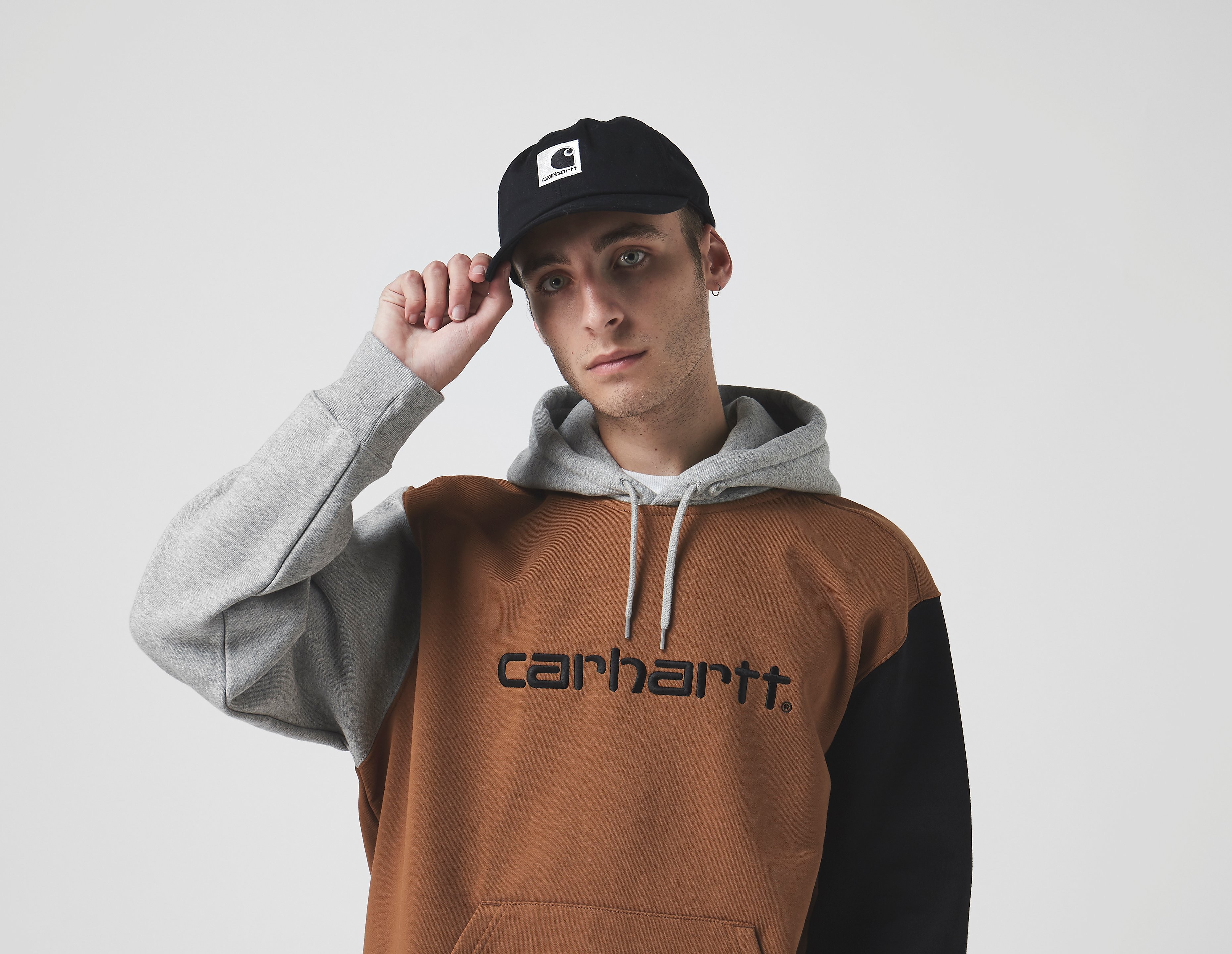Carhartt WIP Felpa con cappuccio Tricol, marrone