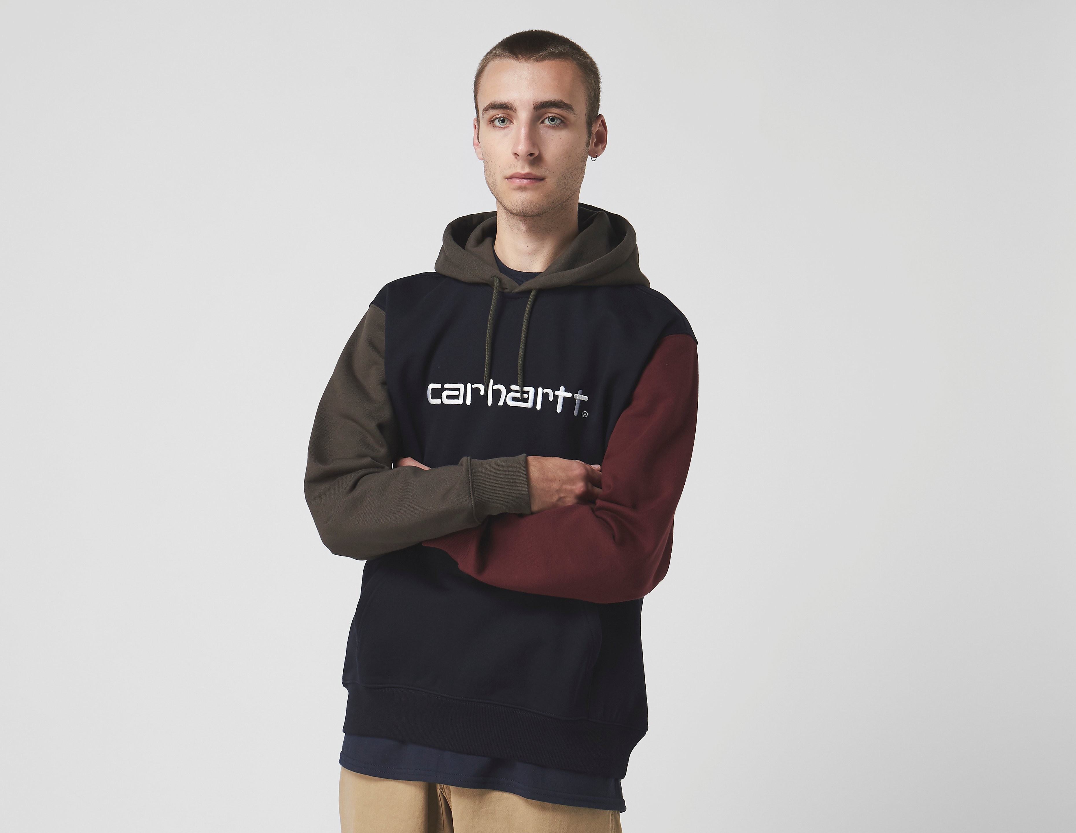 Carhartt WIP Felpa con cappuccio Tricol, celeste