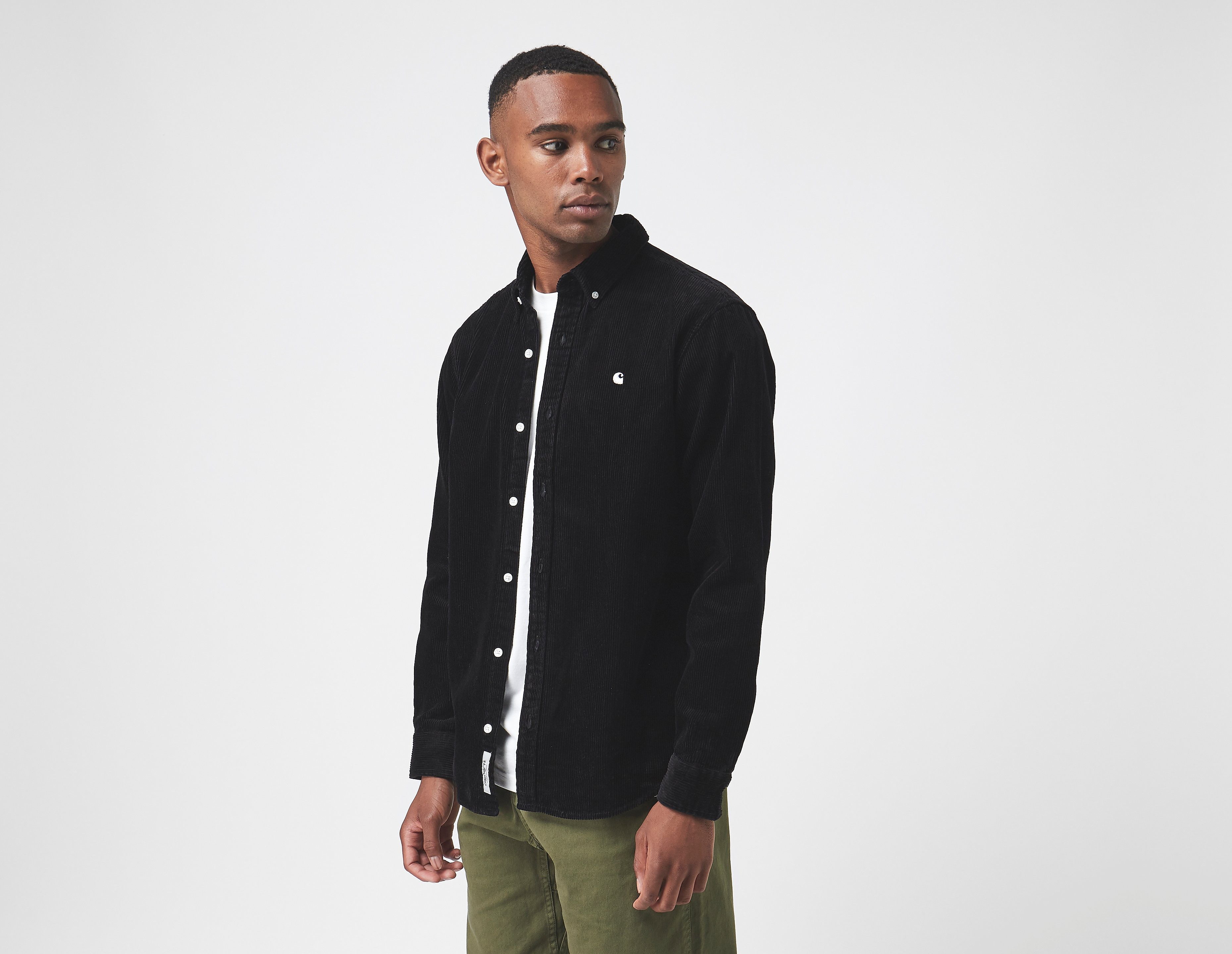 Carhartt WIP Camicia Madison Cord, nero