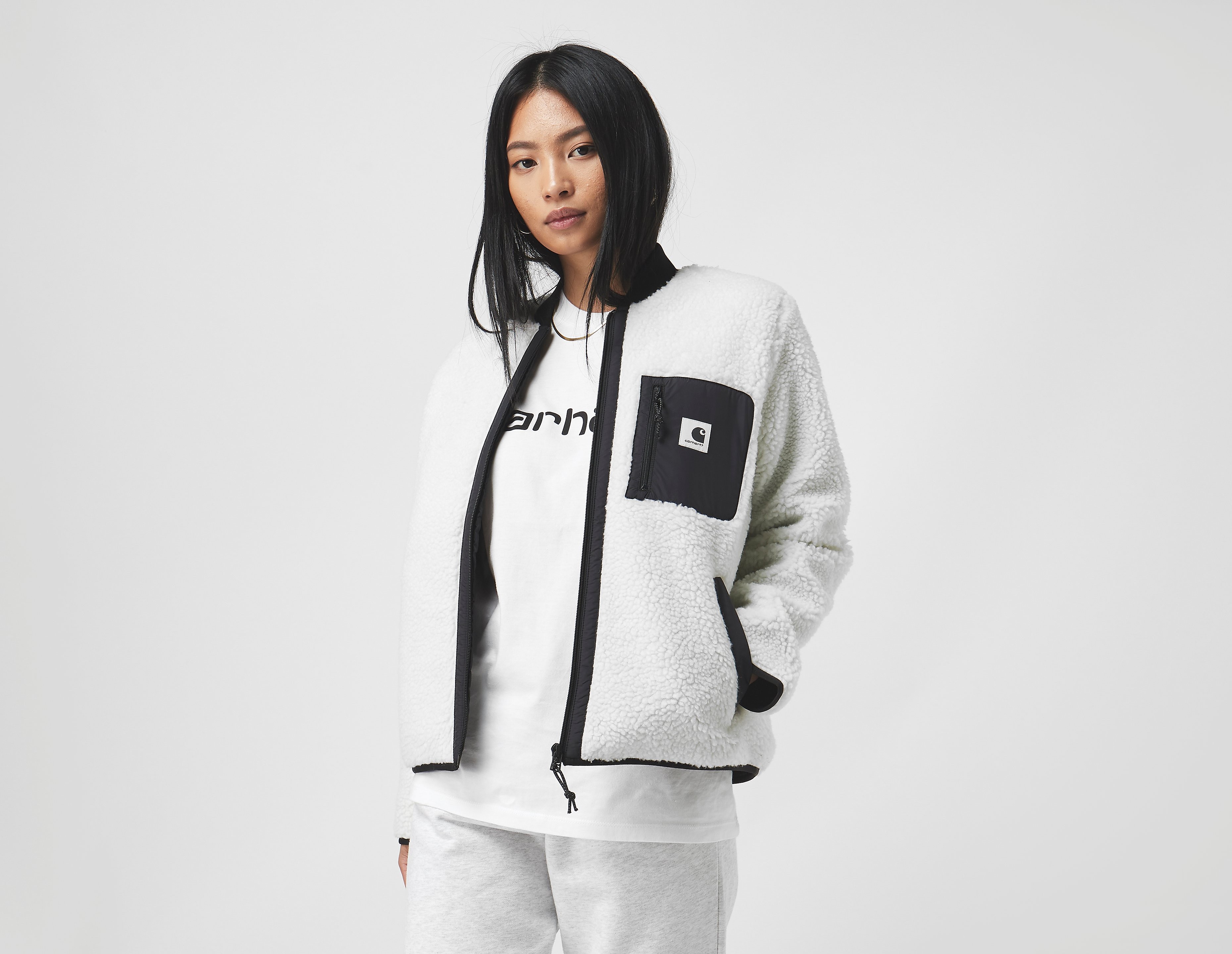 Carhartt WIP Janet Liner Jacket, blanc