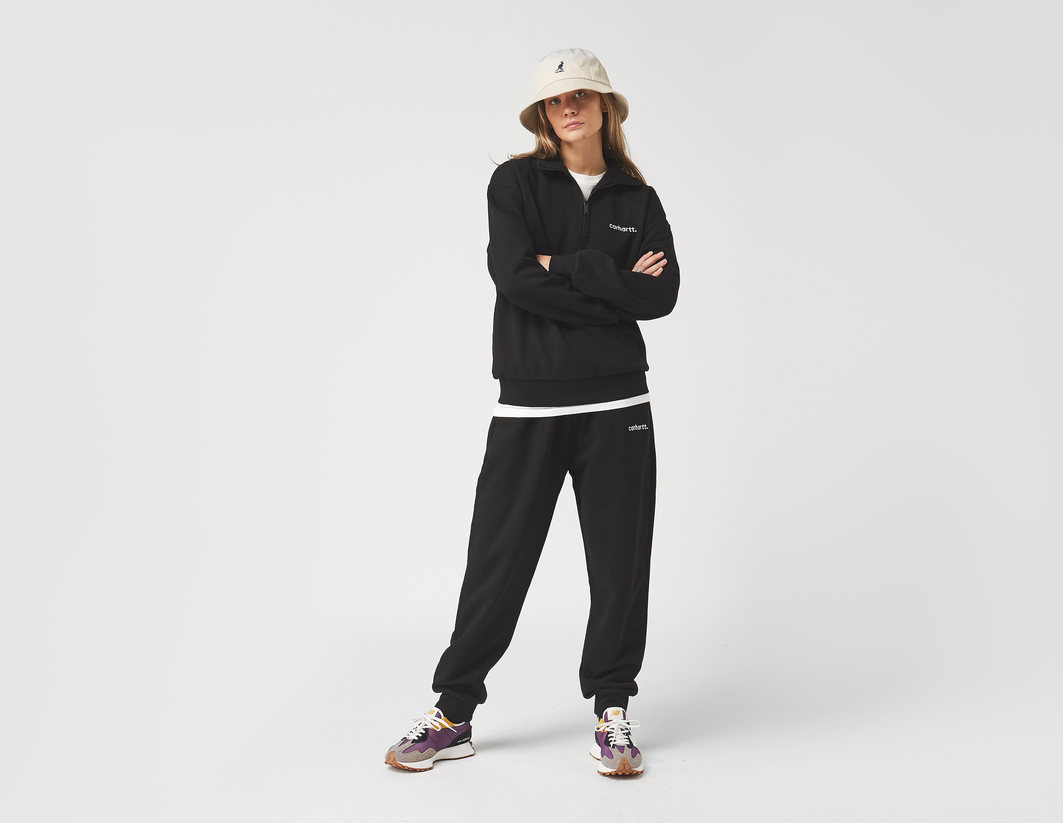 Carhartt WIP Type Face  Track Top, noir