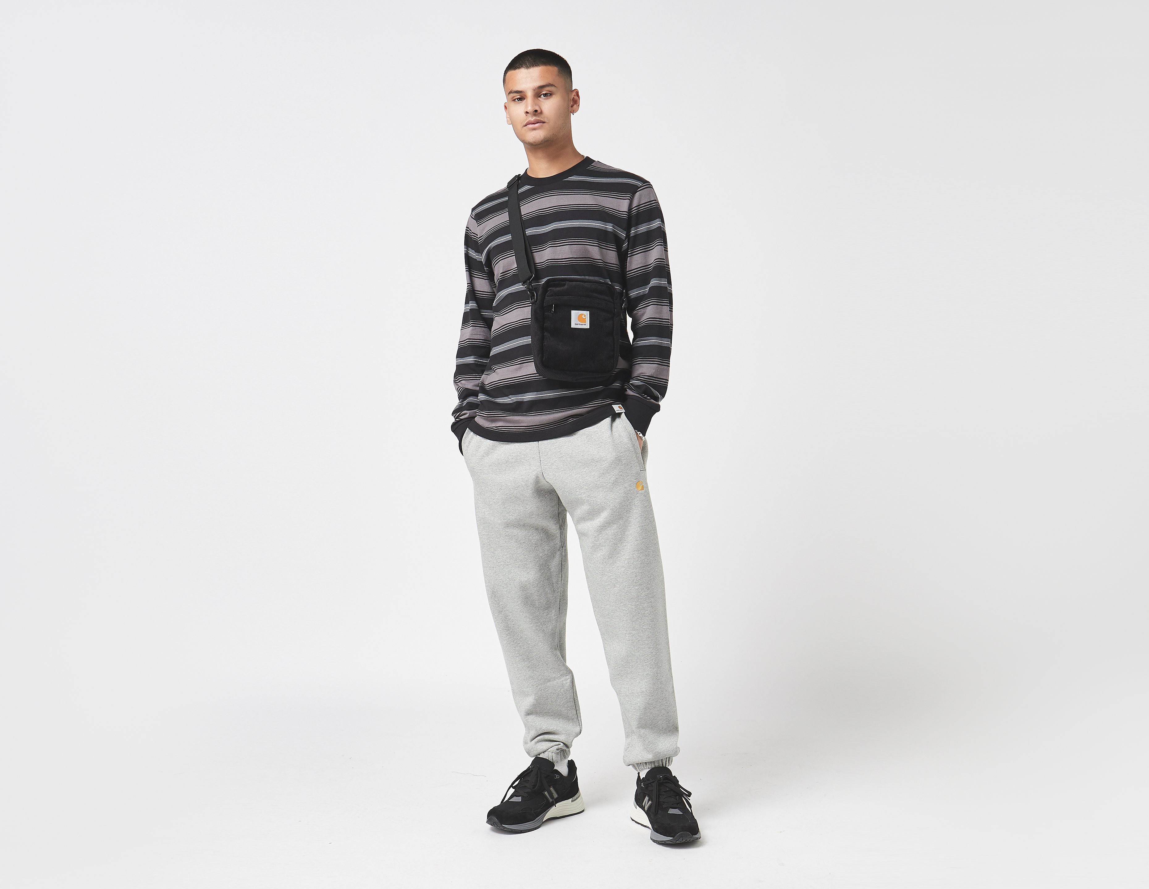Carhartt WIP Buren Long Sleeved Tee, nero