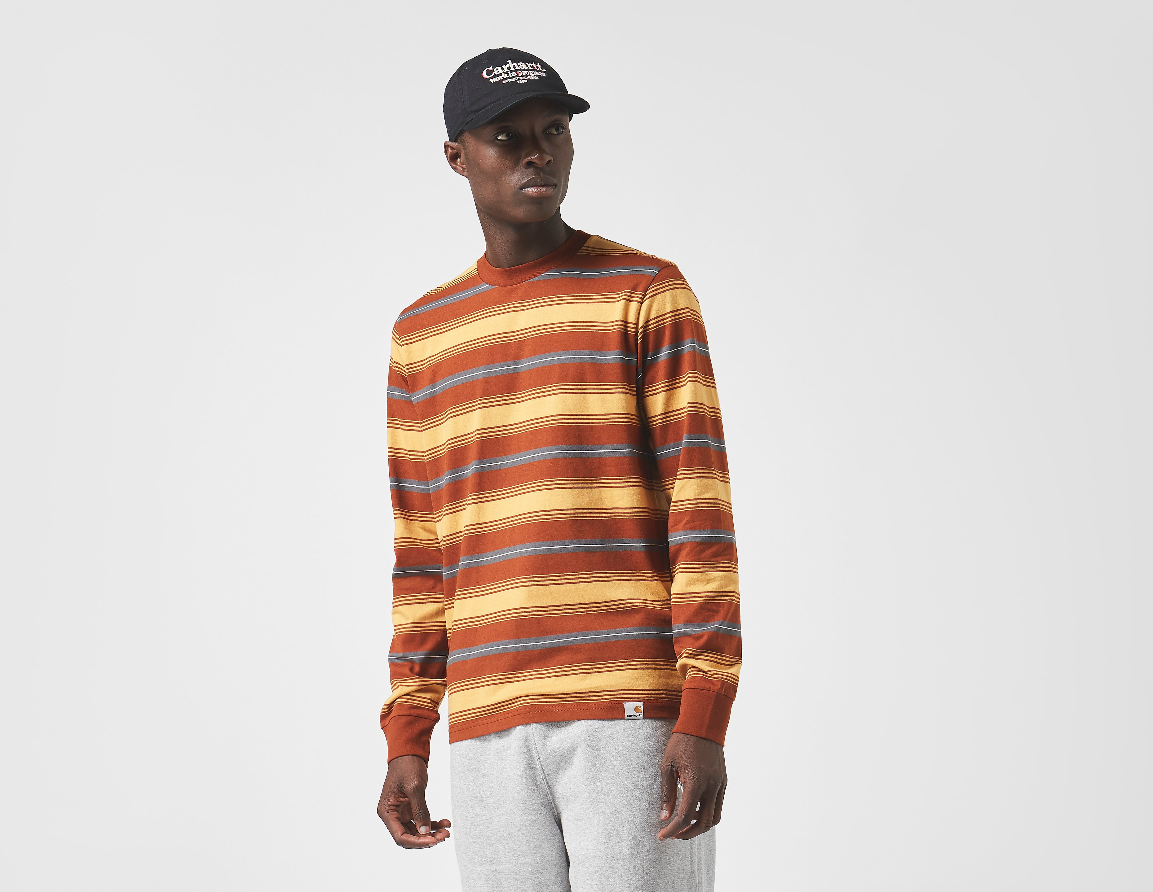 Carhartt WIP Buren Long Sleeved Tee, marrone