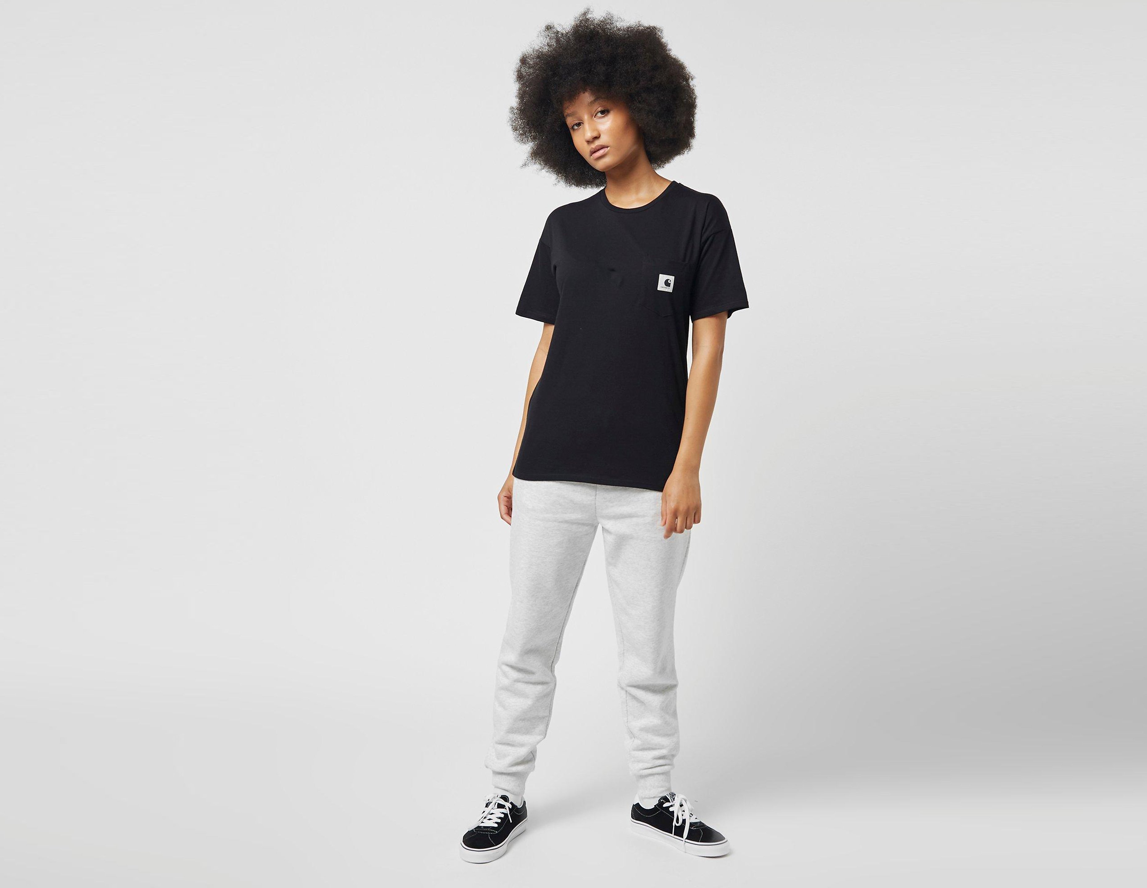 Carhartt WIP T-Shirt Carrie Pocket Femme, noir