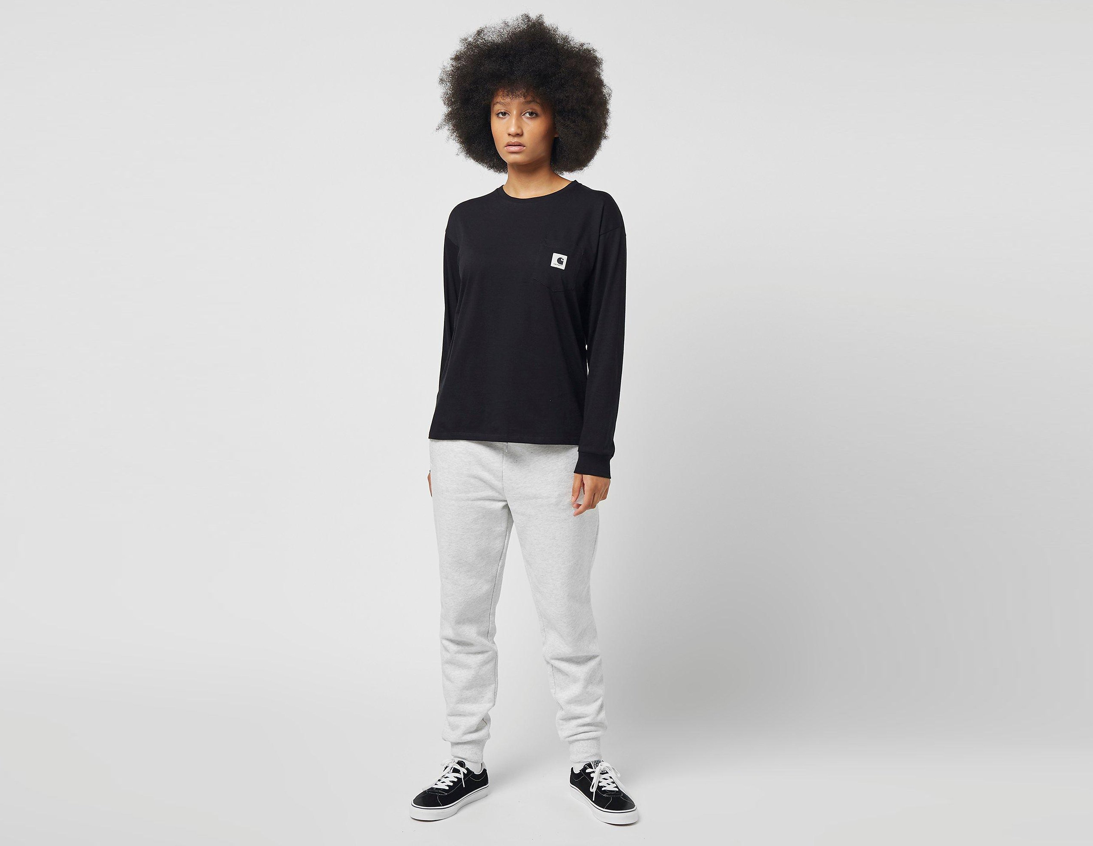 Carhartt WIP T-Shirt Manches Longues Pocket Femme, noir