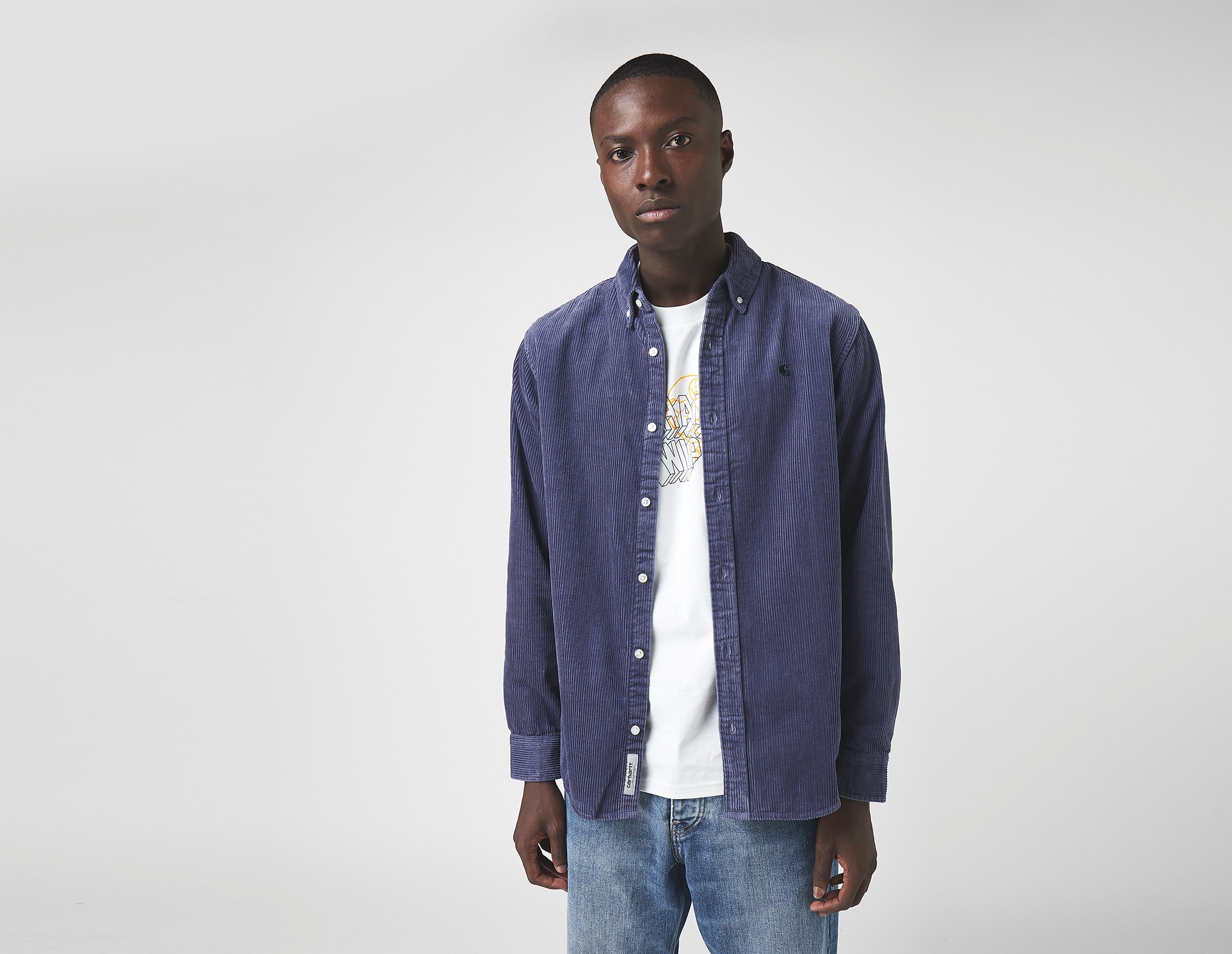 Carhartt WIP Camicia Madison Cord, viola