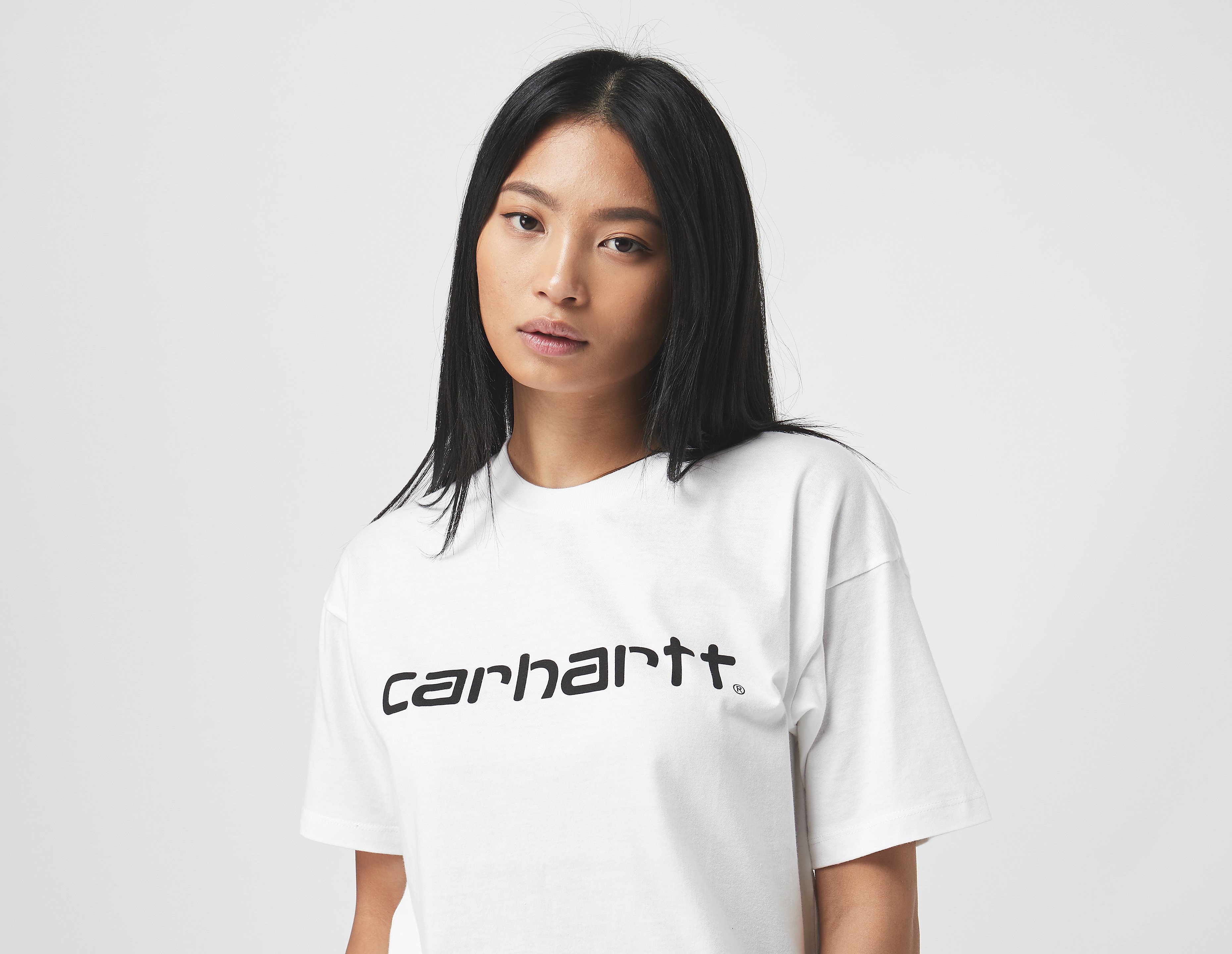Carhartt WIP T-Shirt Script Femme, blanc