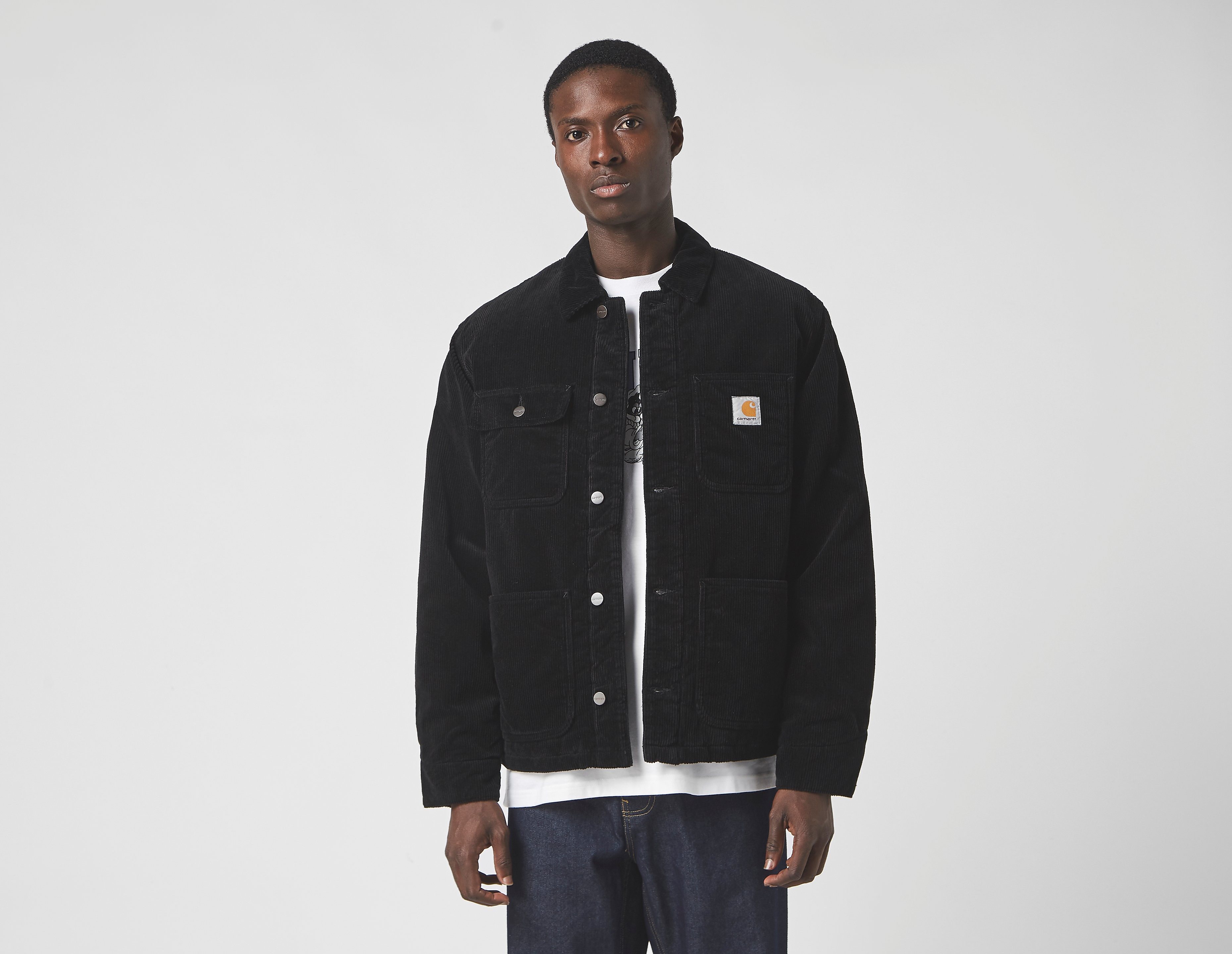 Carhartt WIP Michigan Cord Coat, nero