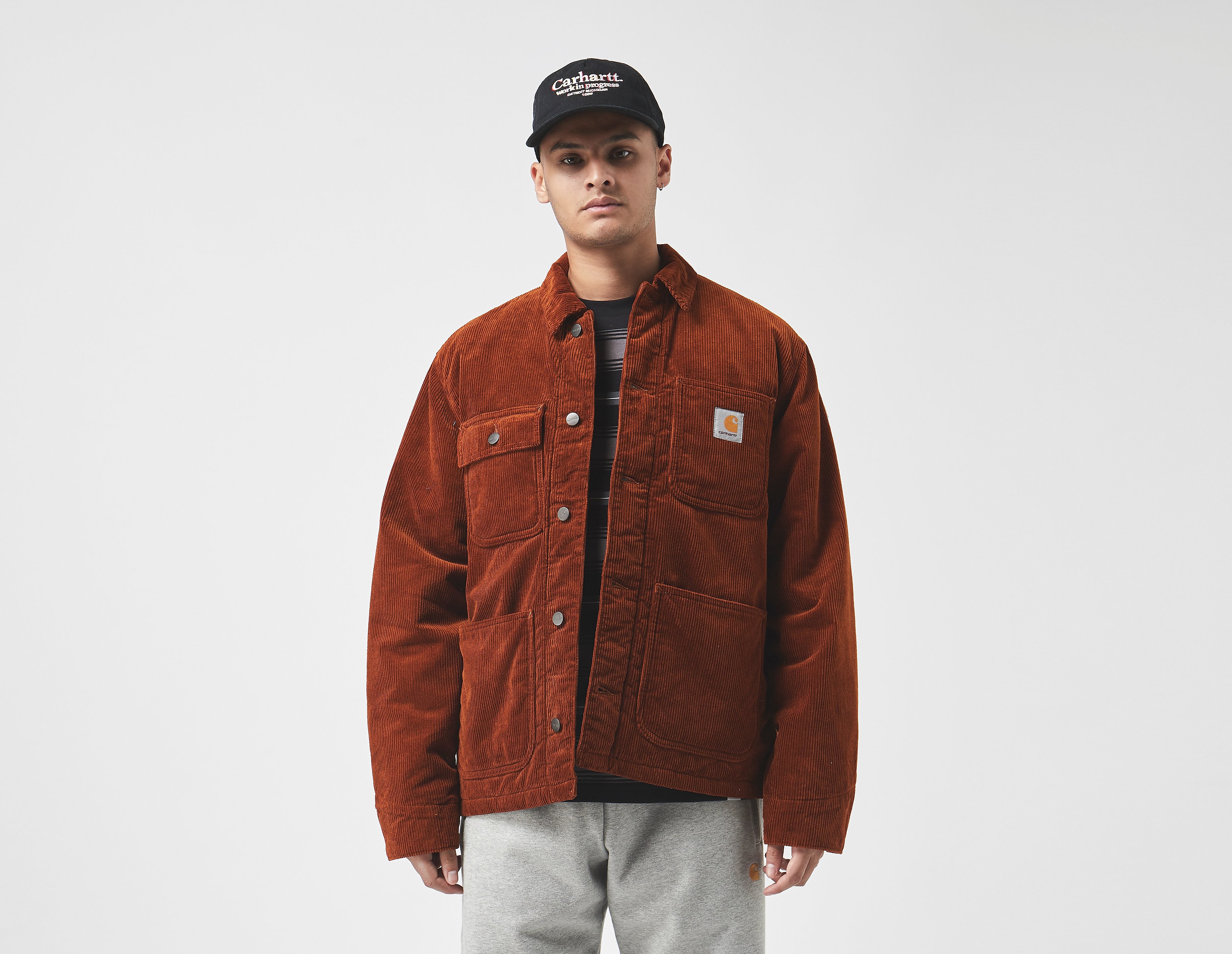 Carhartt WIP Michigan Cord Coat, rosso