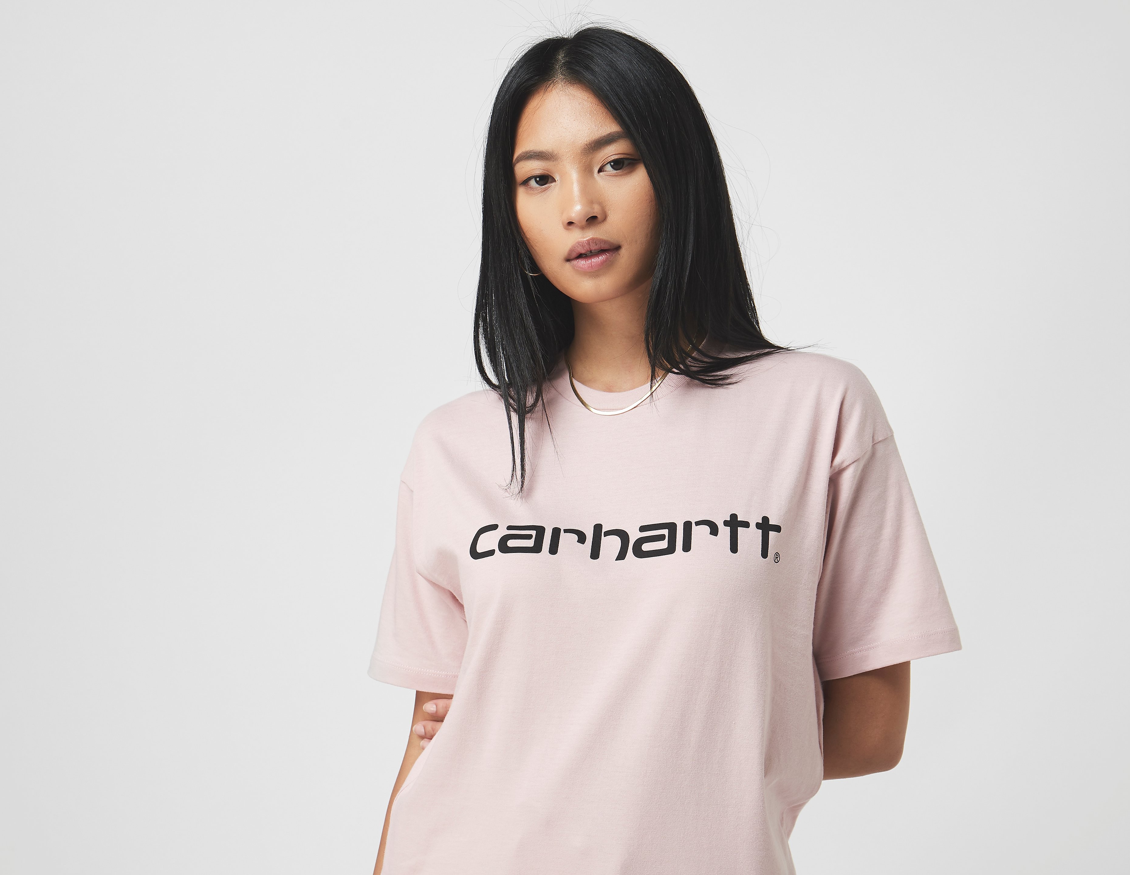 Carhartt WIP T-Shirt Script Femme, rose