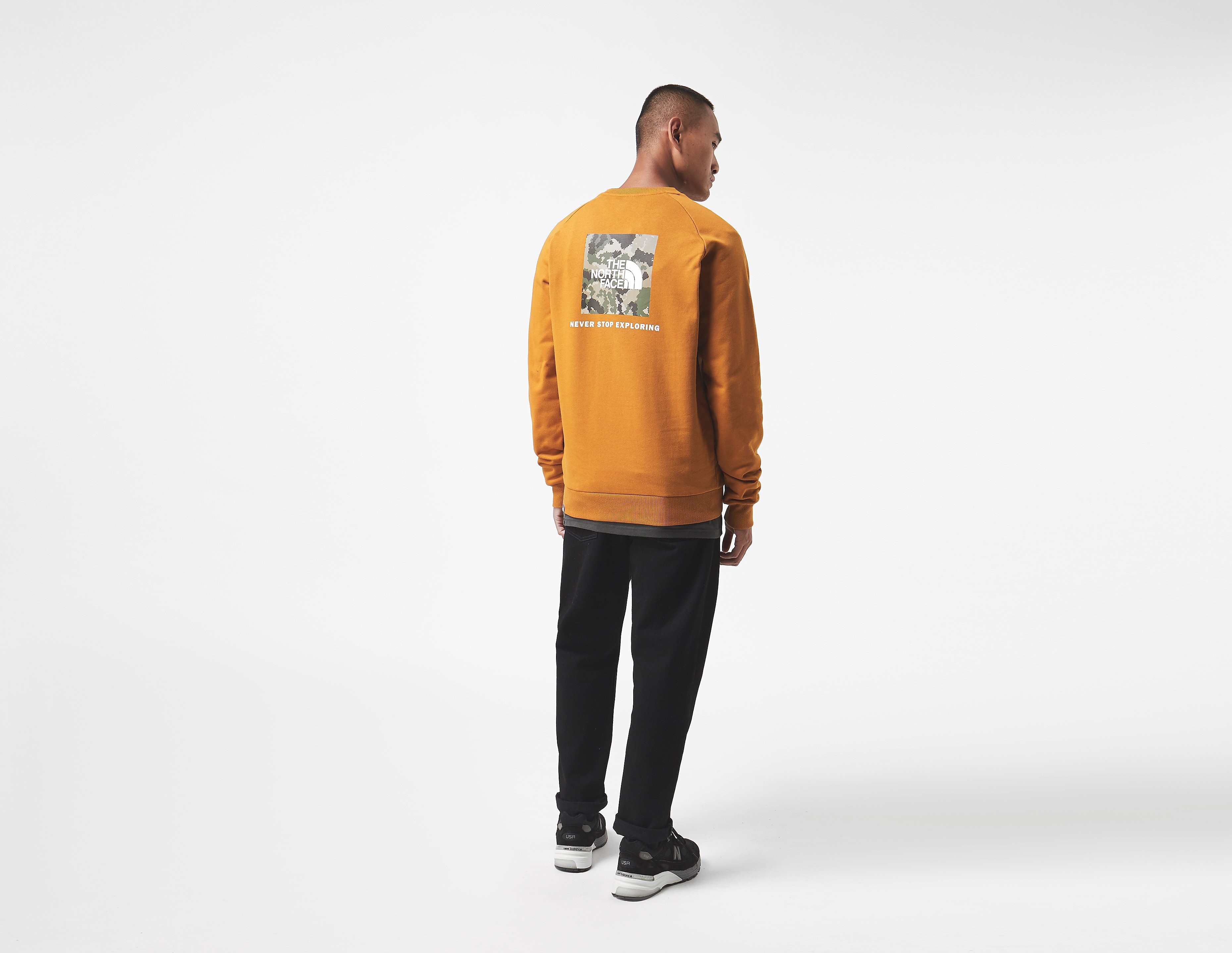 The North Face Felpa Raglan Redbox, marrone
