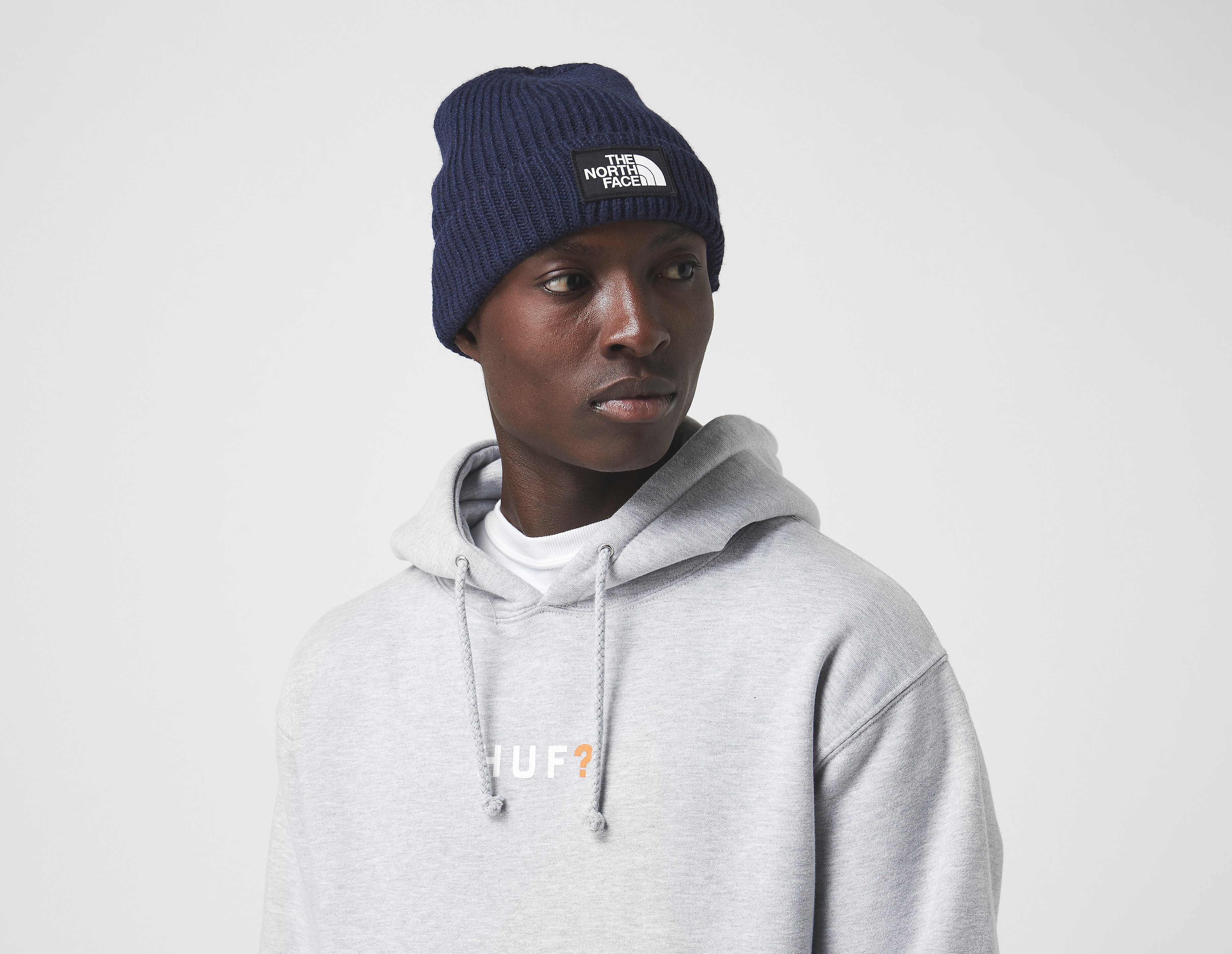 The North Face Box Logo Beanie, bleu