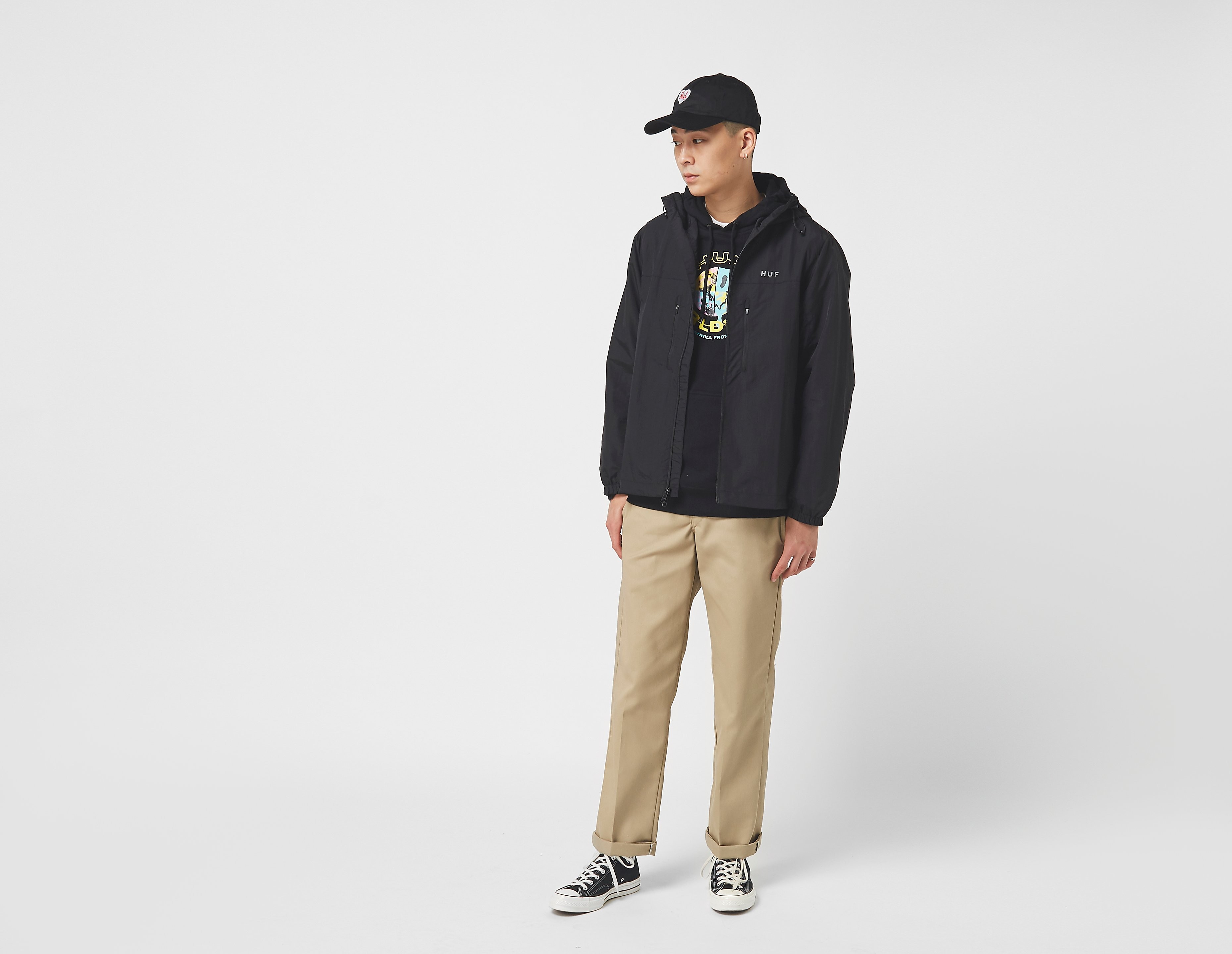 Huf Standard Shell Jacket, noir