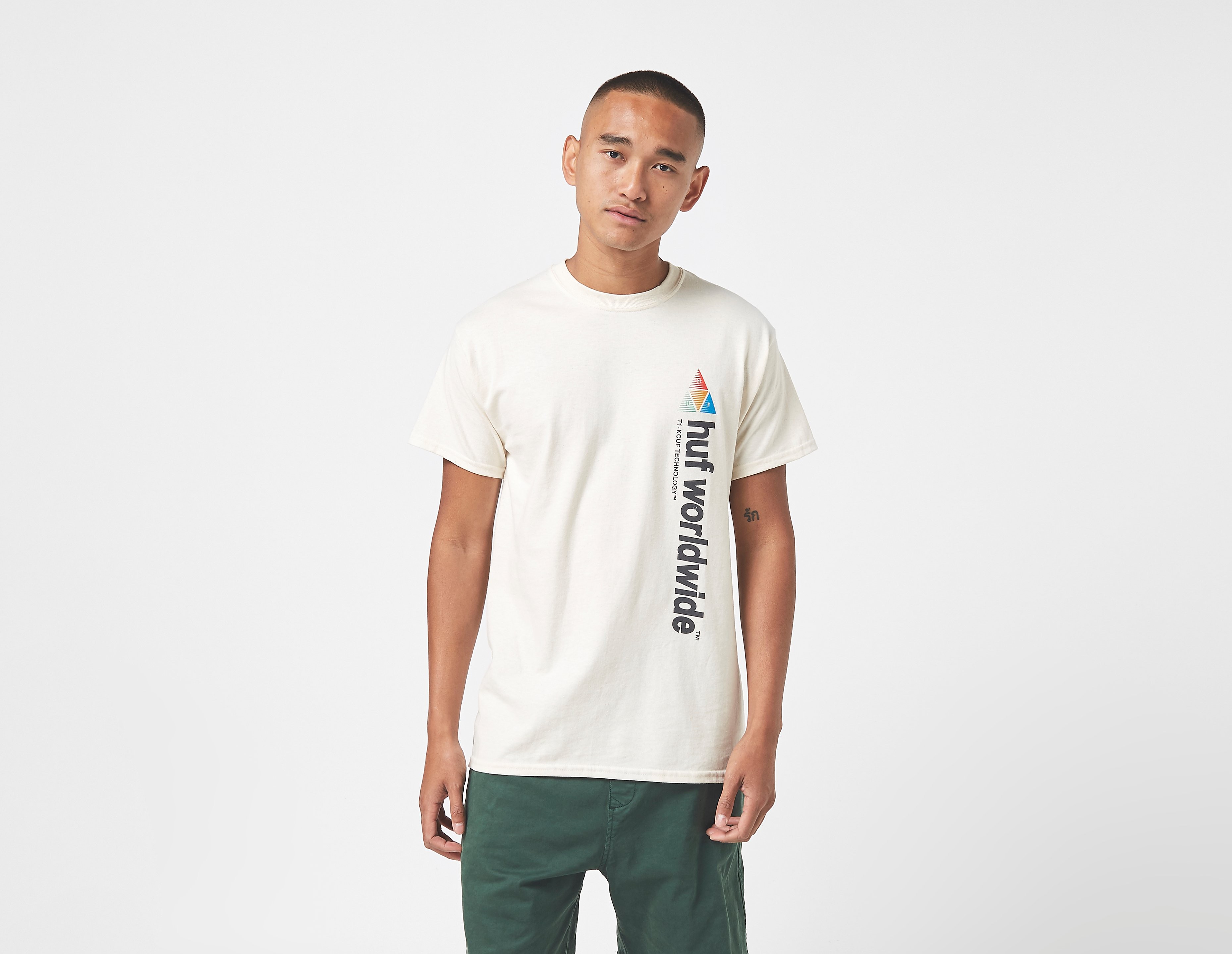 Huf Maglietta Peak Sportif, bianco