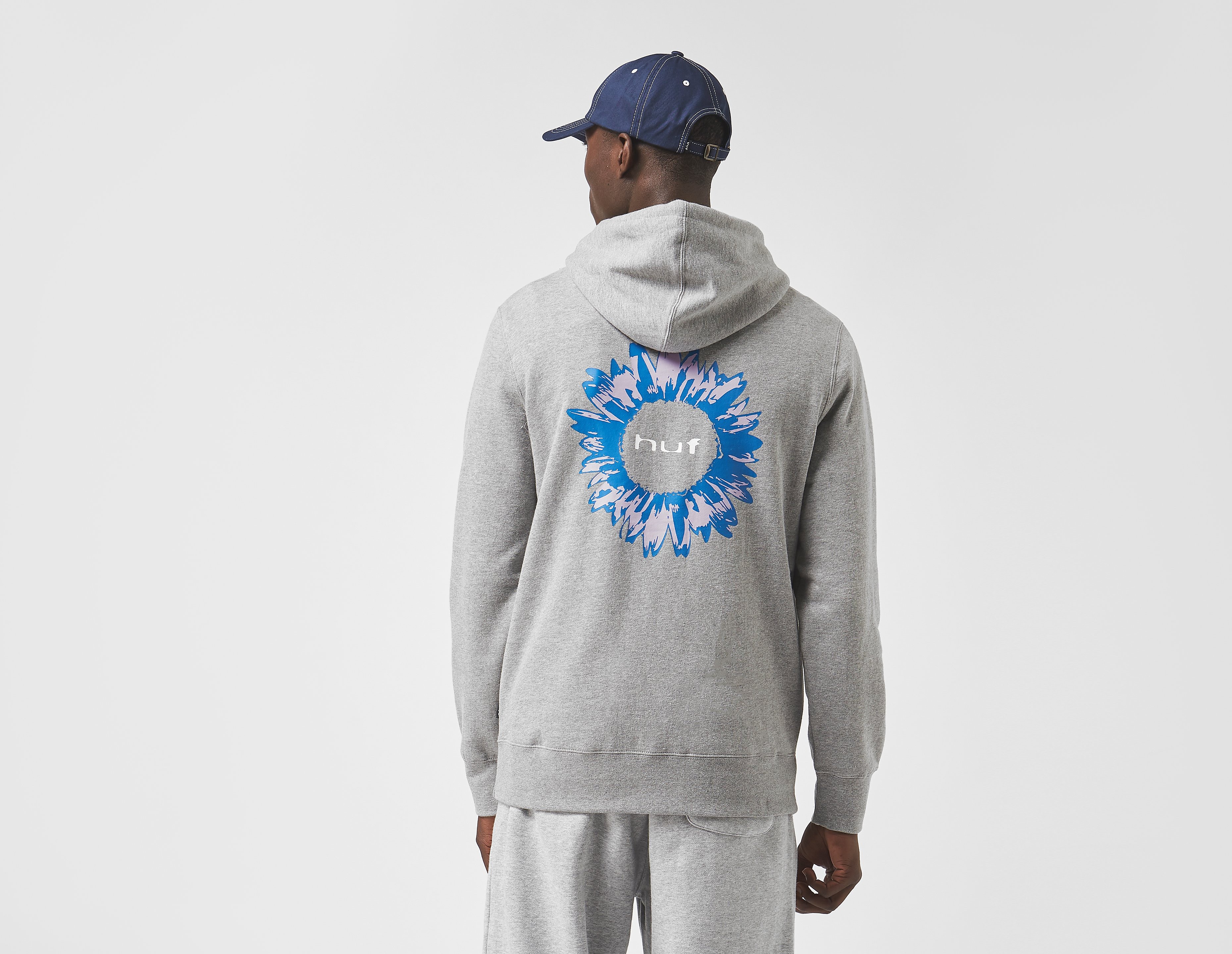 Huf Peaking Pullover Hoodie, grigio