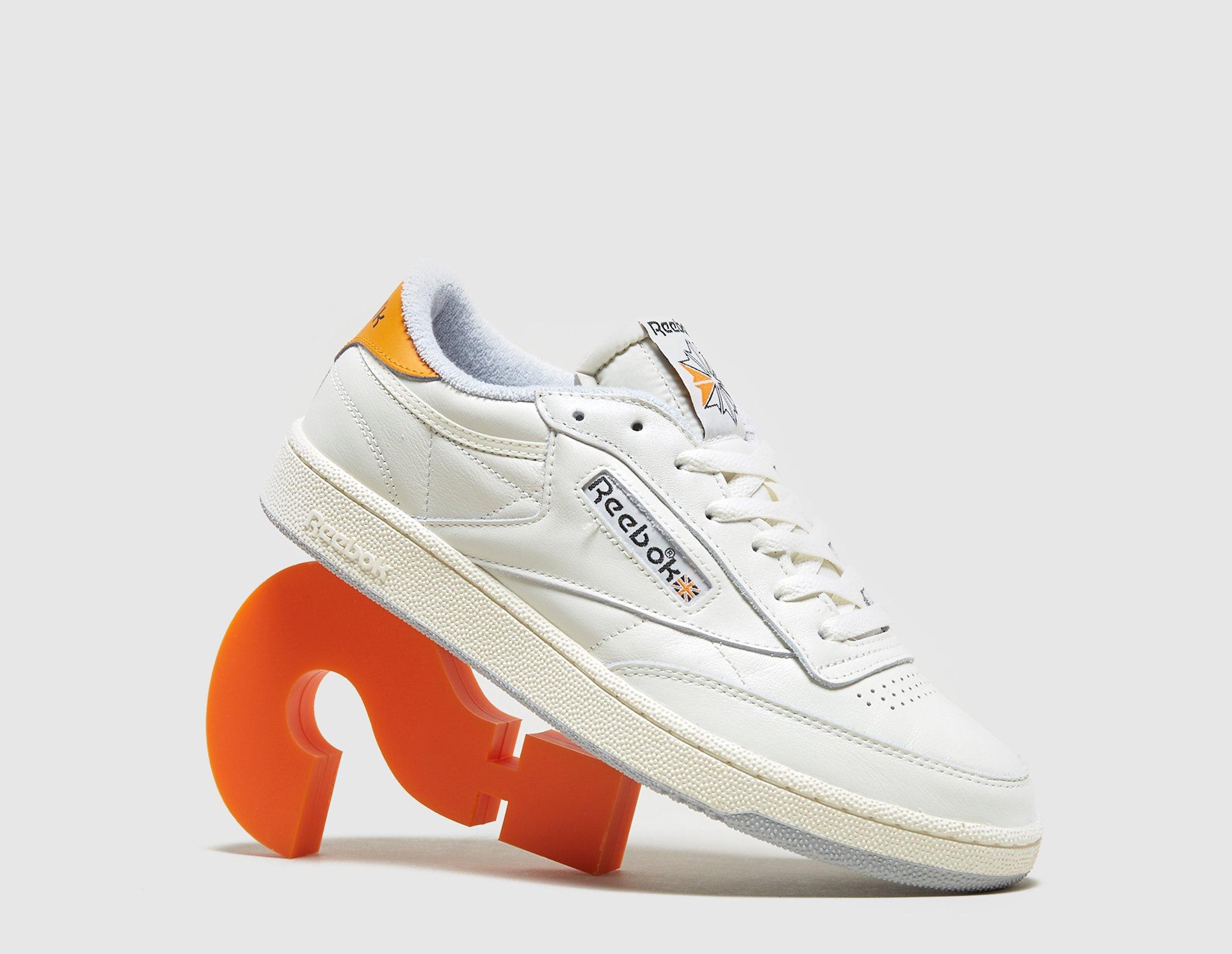Reebok 'Classics by size?' Club C - size? Exclusive, WHT/ORG/WHT/ORG