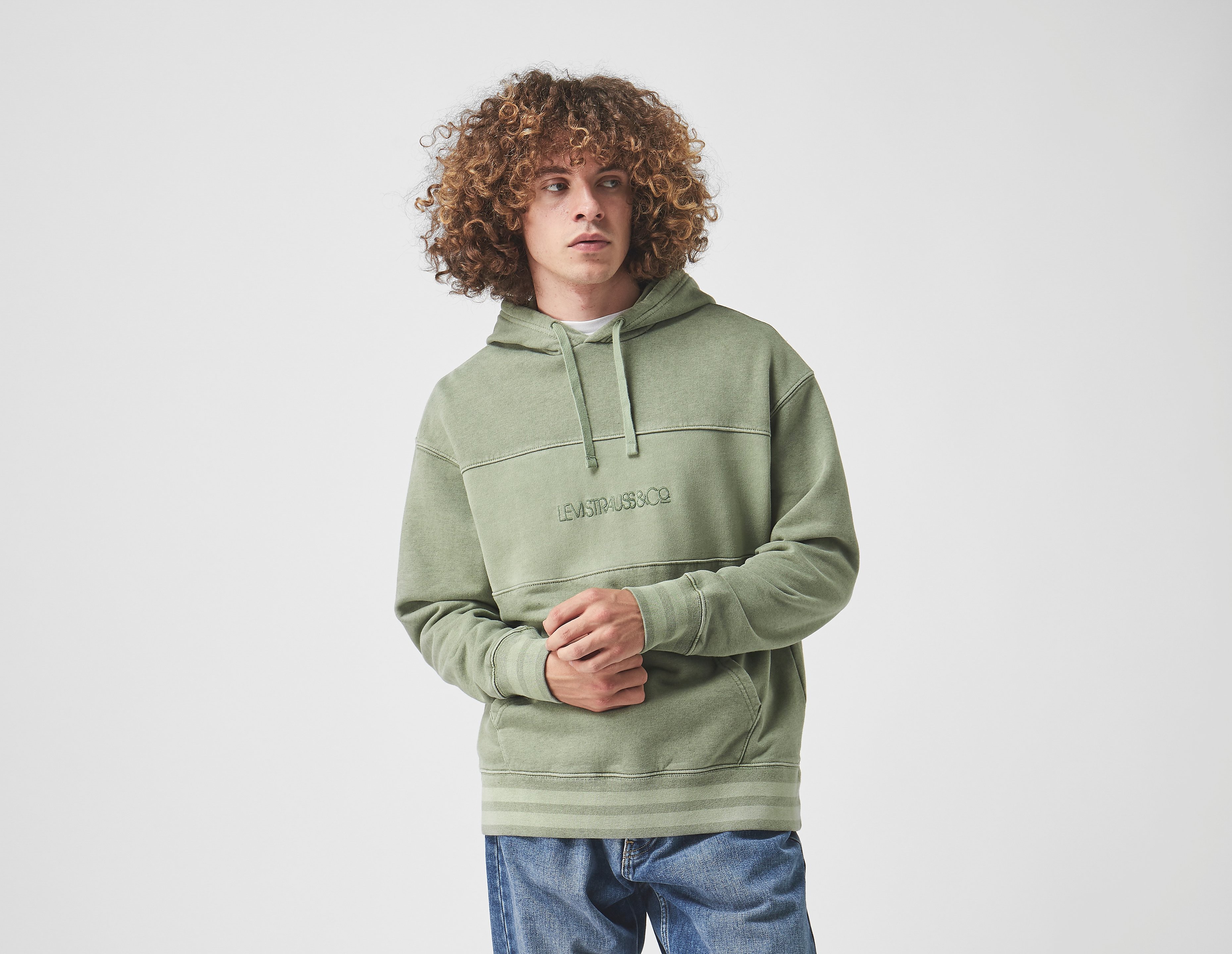 Levis Felpa con cappuccio Novelty, verde