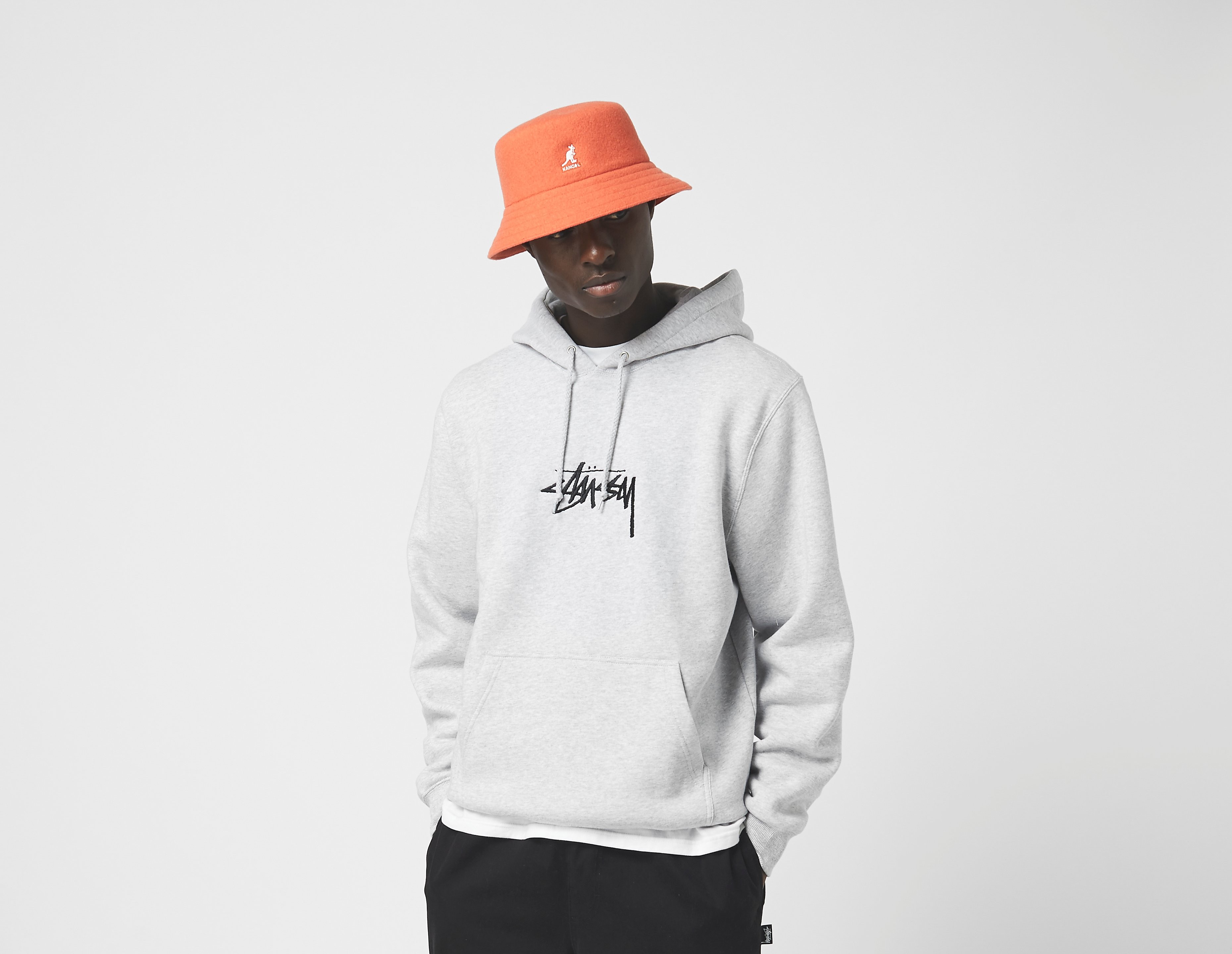 Stussy Stock Applique Hoodie, gris
