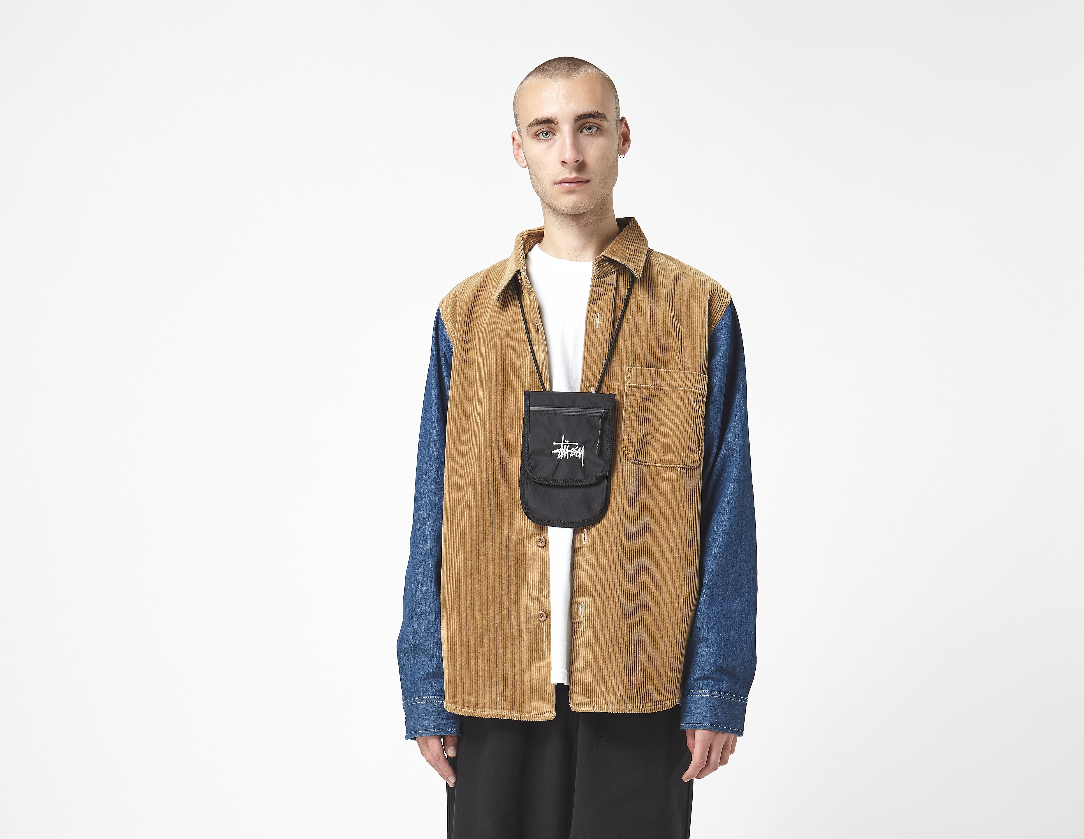 Stussy Camicia Cord Denim Mix