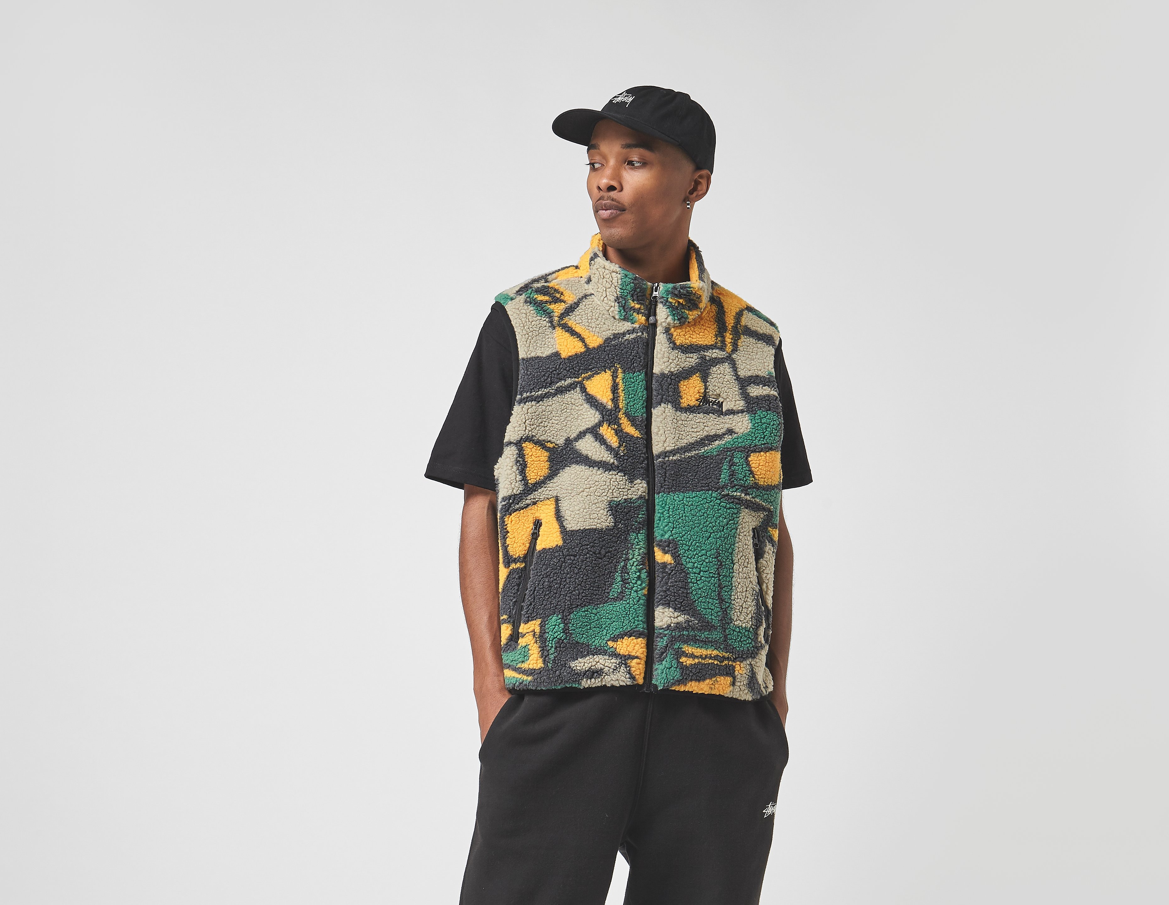 Stussy Veste Block Sherpa
