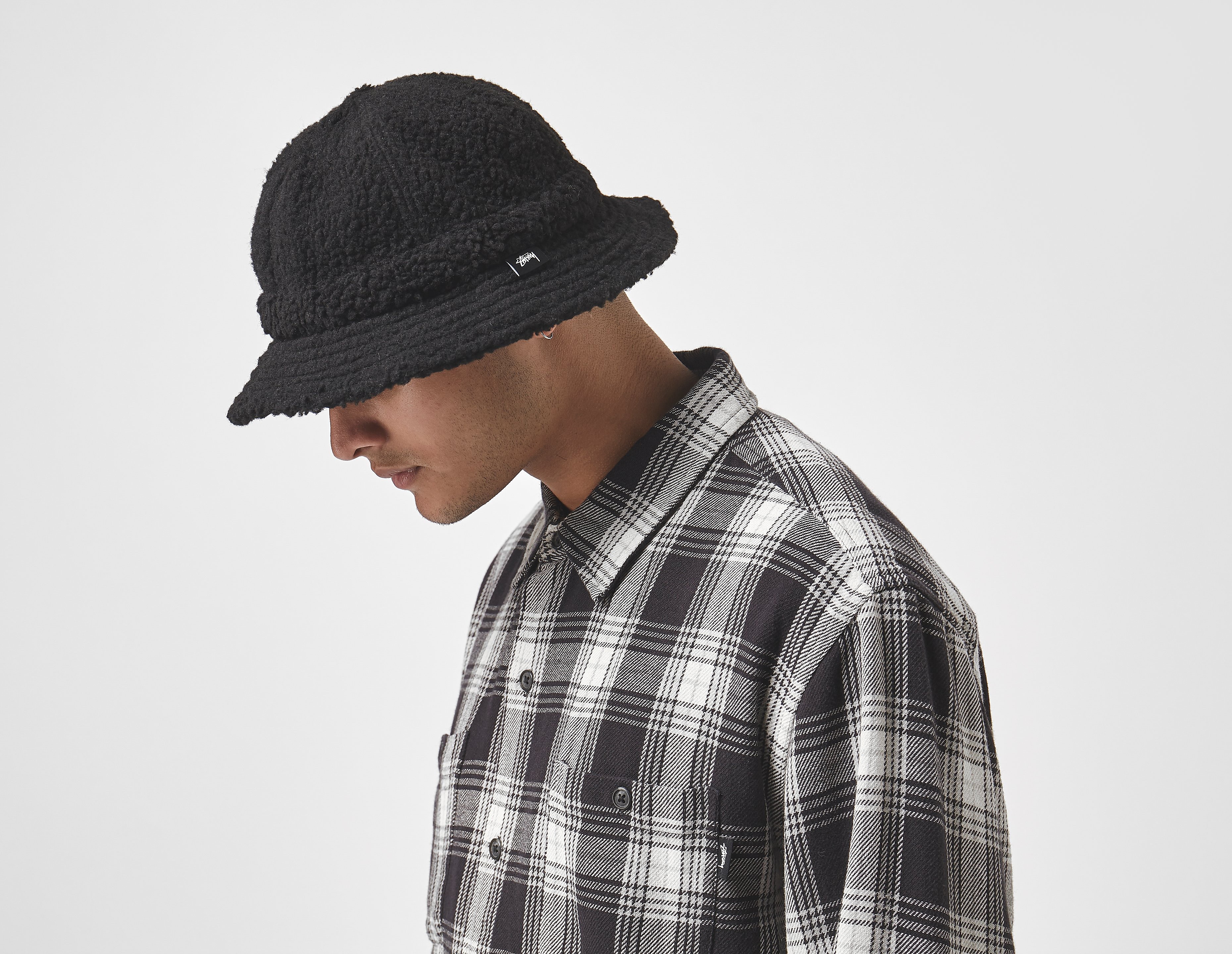 Stussy Bob en molleton sherpa