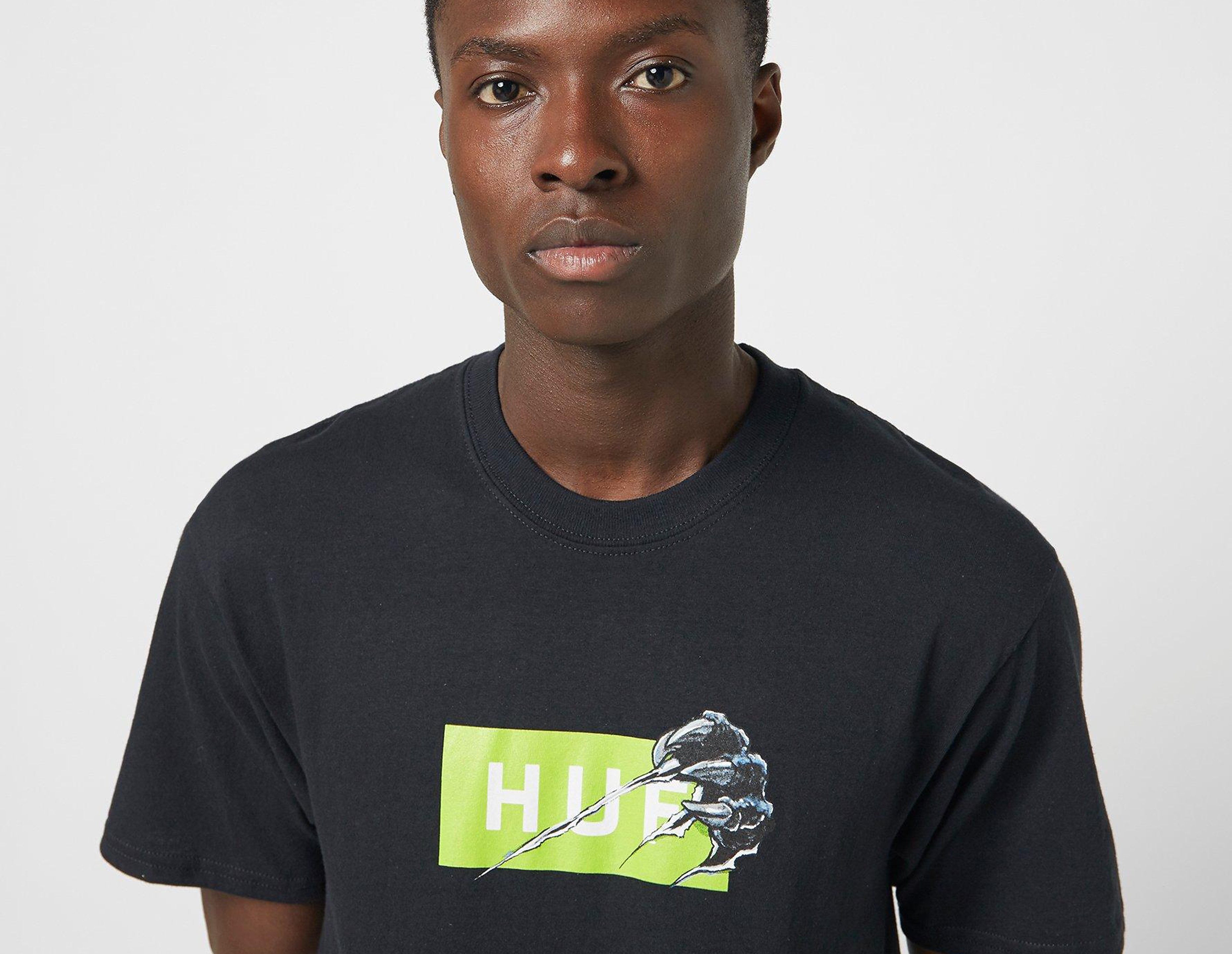 Huf T-Shirt Godzilla Bar Logo, noir