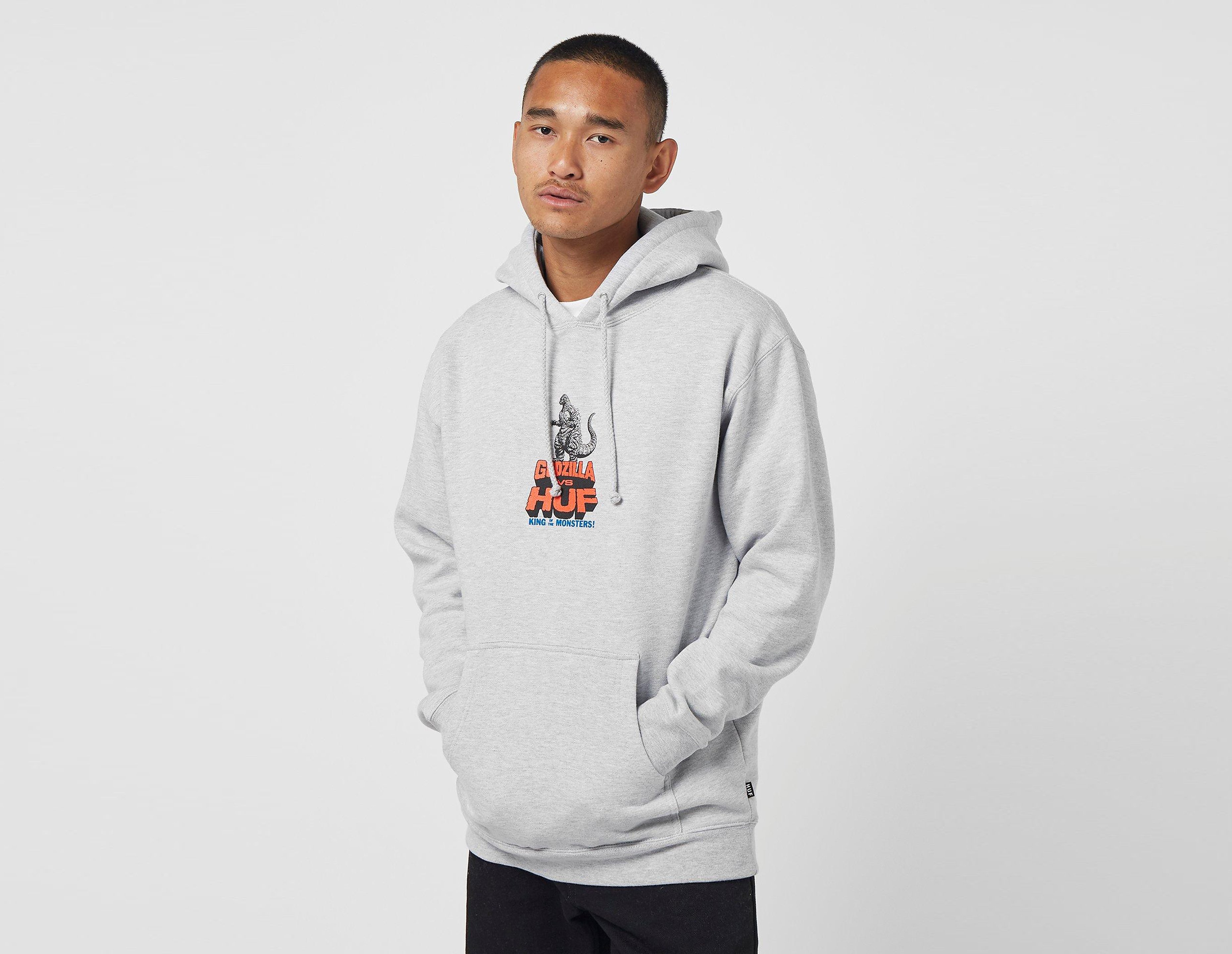 Huf vs Godzilla Hoodie, gris