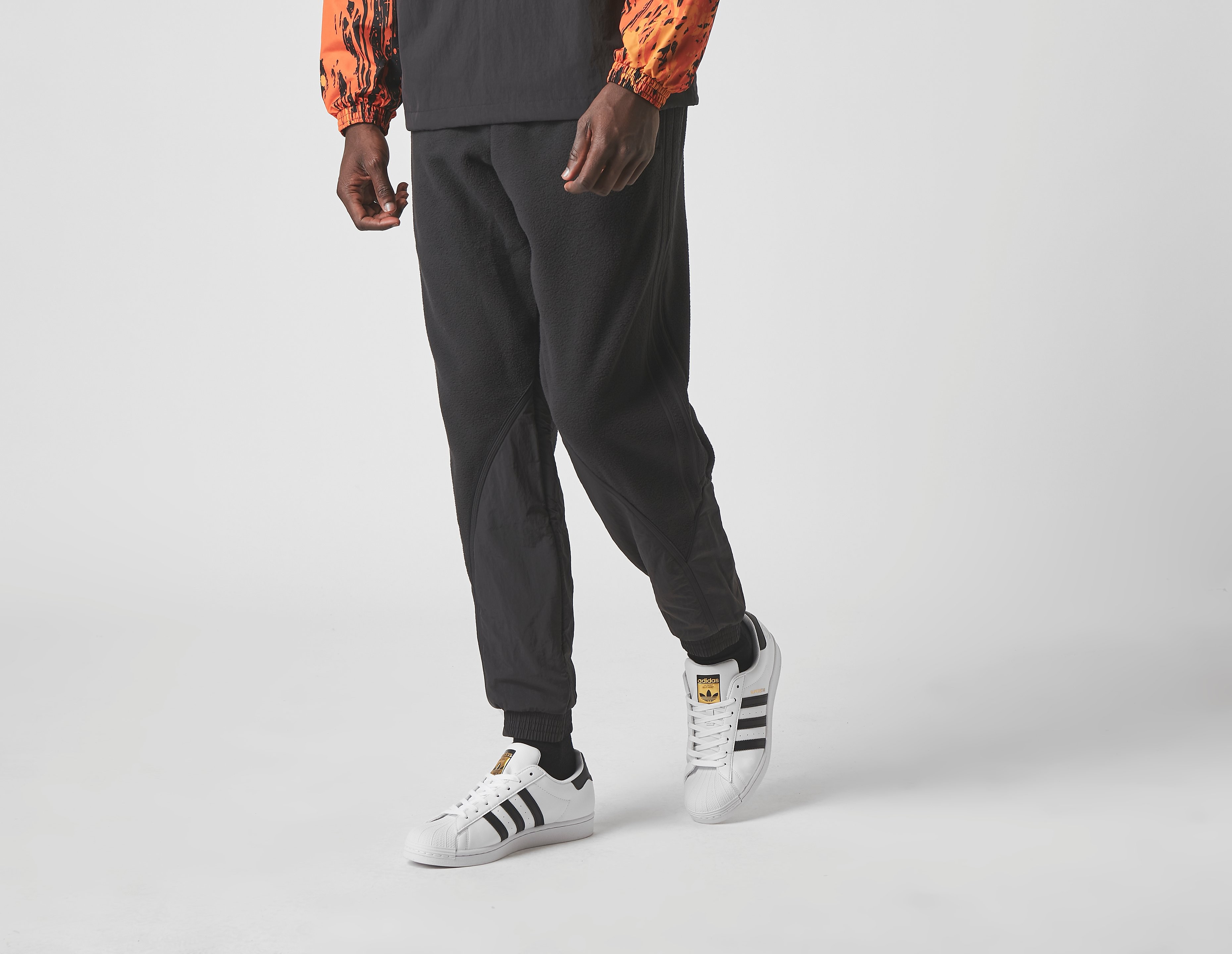 Adidas Originals Big Trefoil Polar Fleece Mix Track Pants