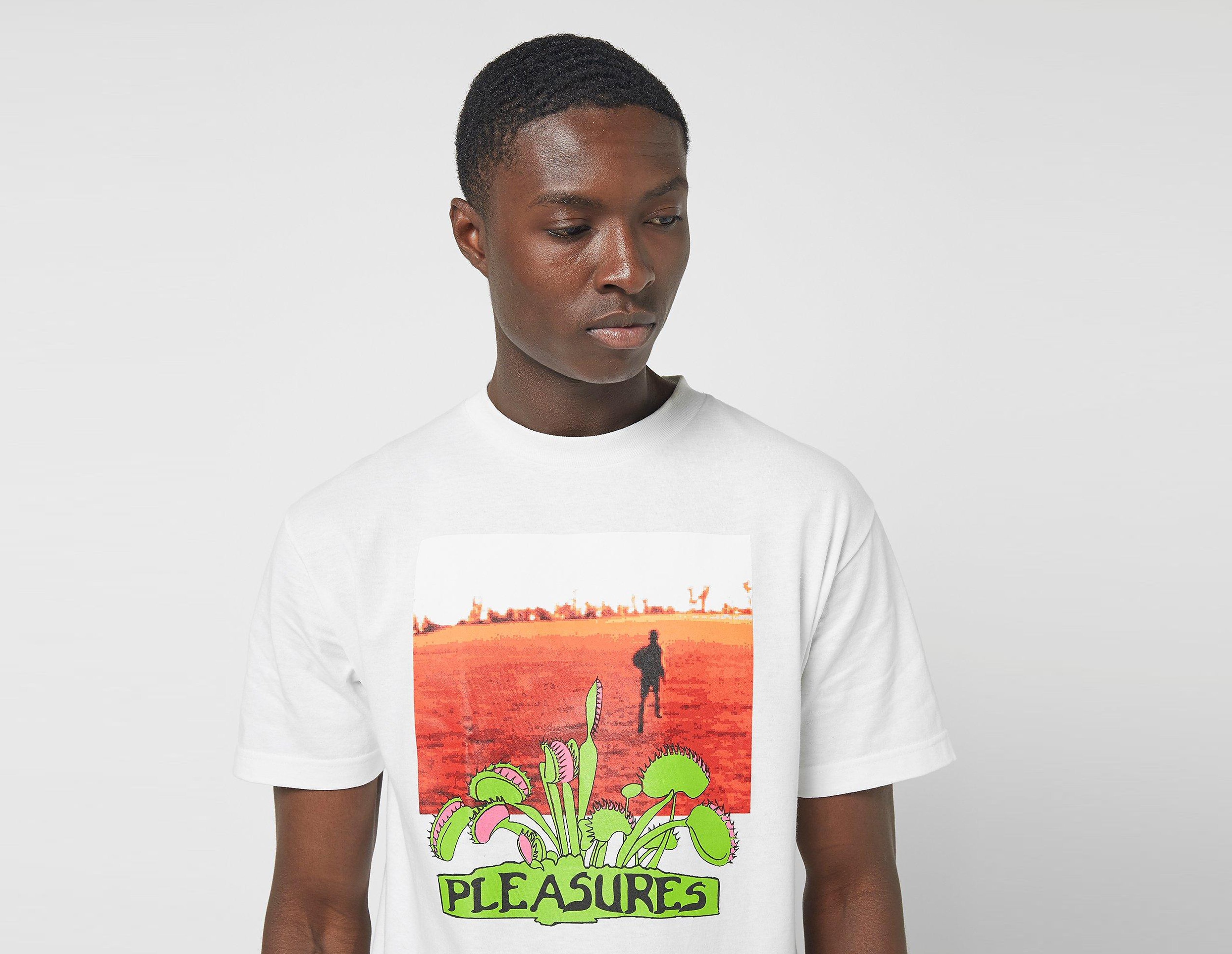Pleasures Maglietta Trapped, bianco