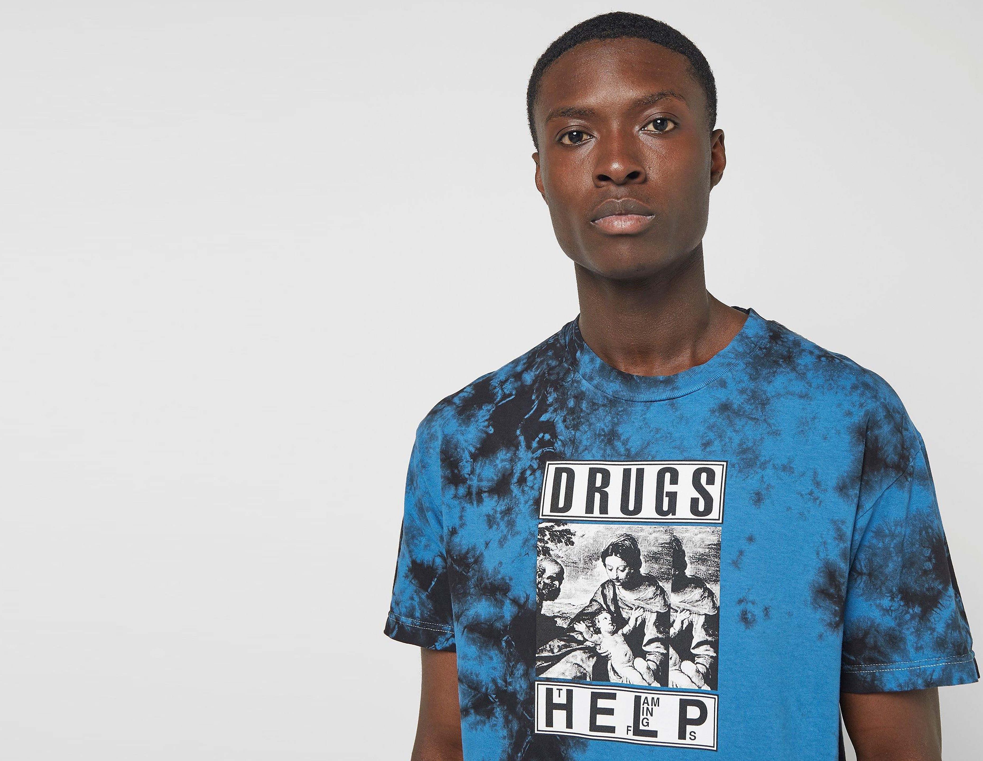 Pleasures T-Shirt Help, bleu