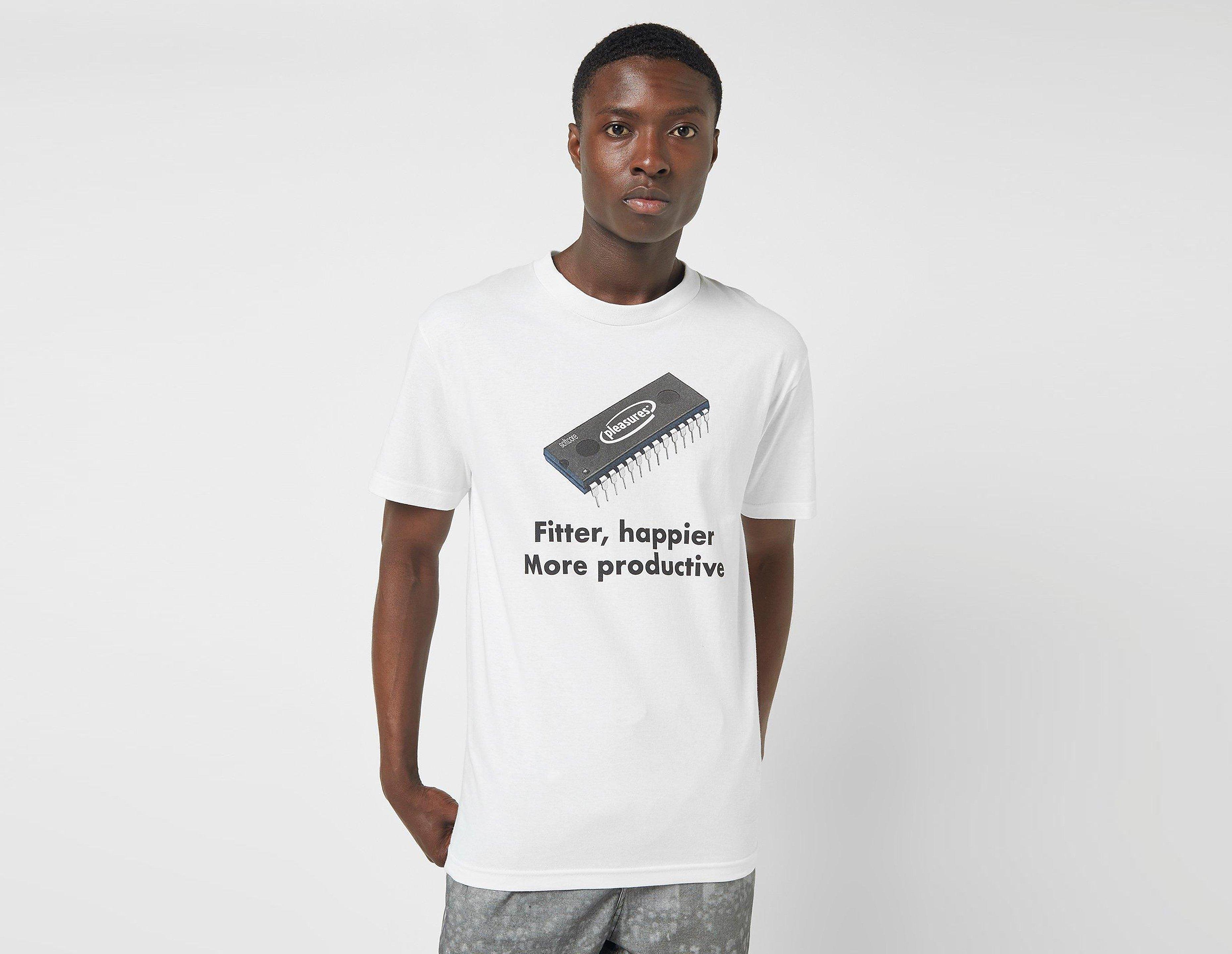 Pleasures T-Shirt Happier, blanc