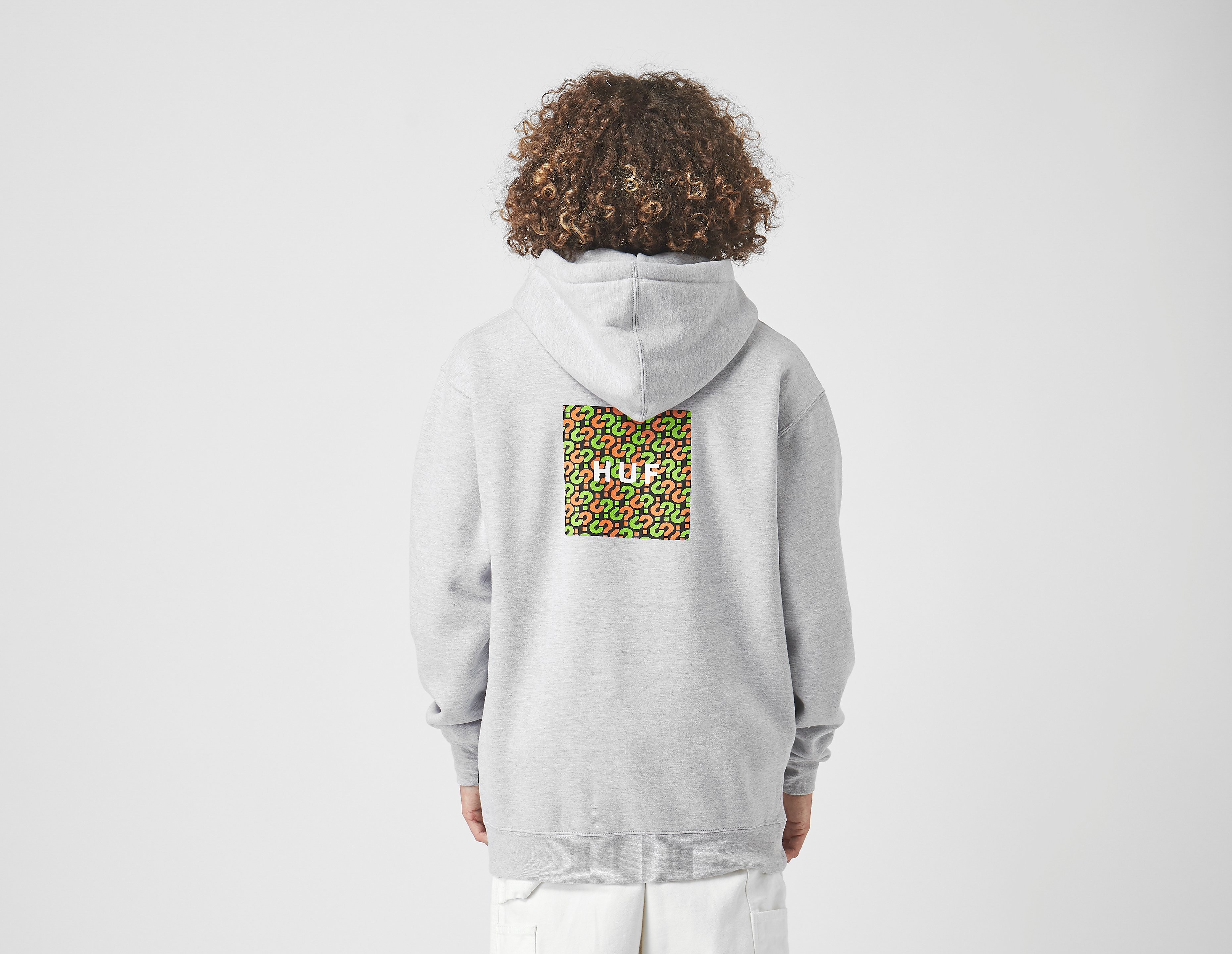 Huf x size? Box Logo Hoodie - size? Exclusive, gris