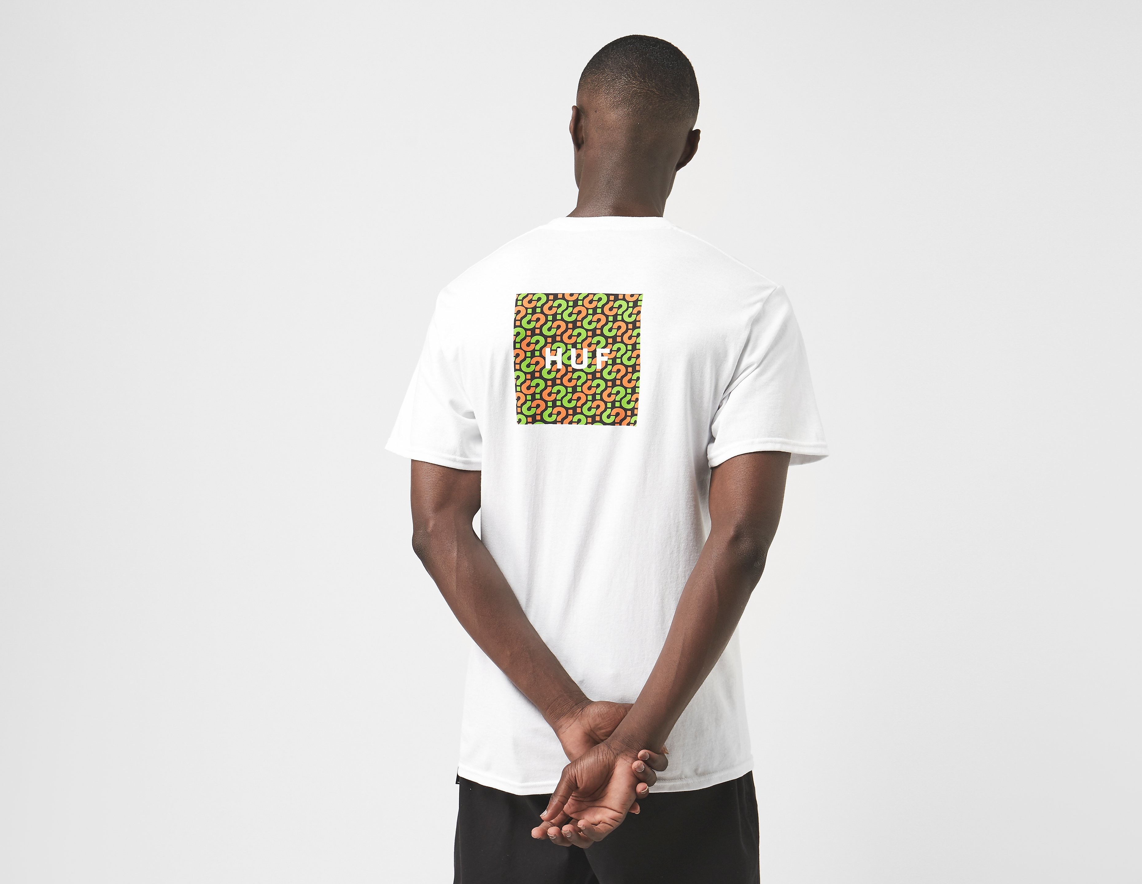 Huf x size? Box Logo T-Shirt - size? Exclusive, blanc