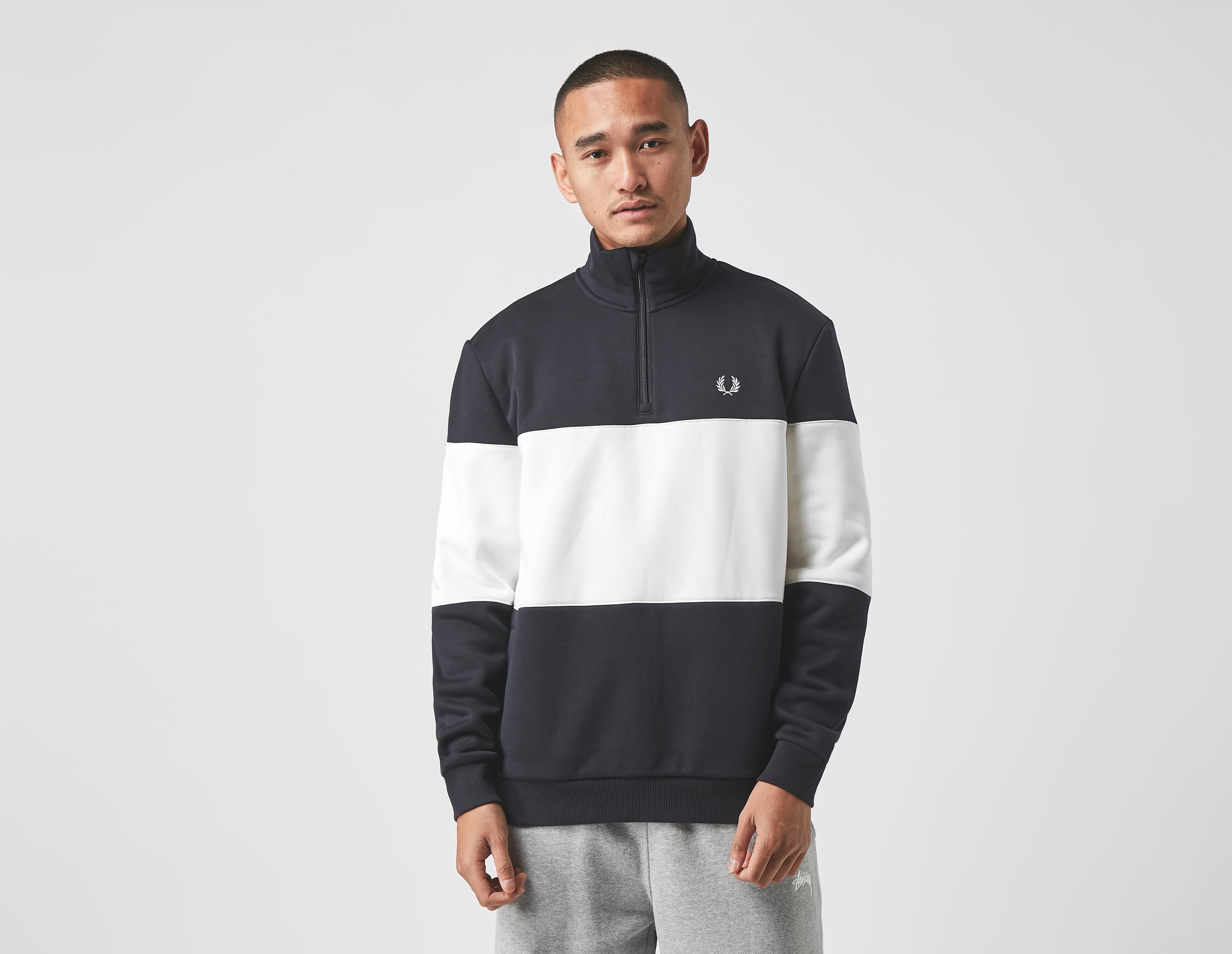 Fred Perry Sweat Demi Zippé Ranran
