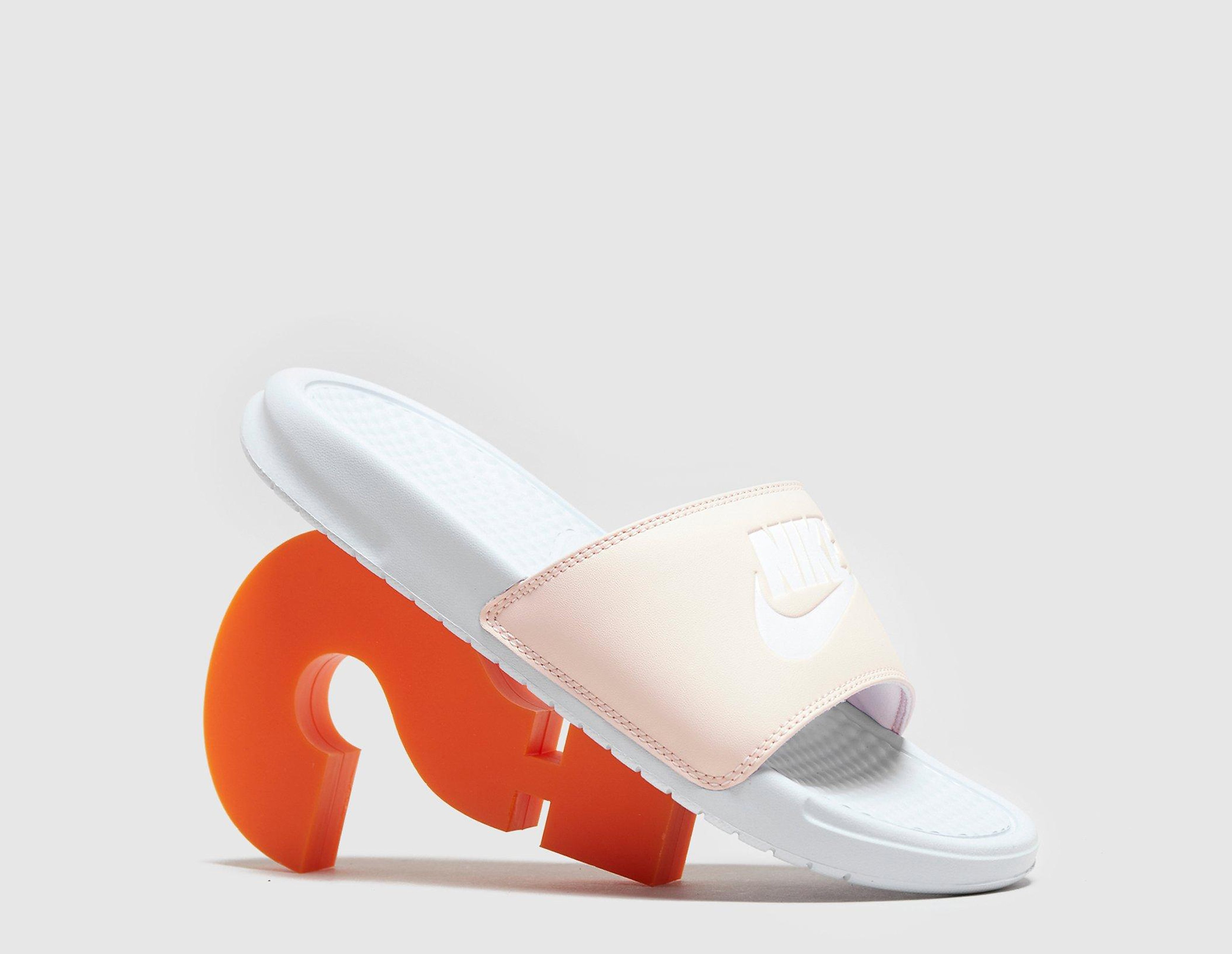 Nike Benassi Just Do It Slides Femme, blanc