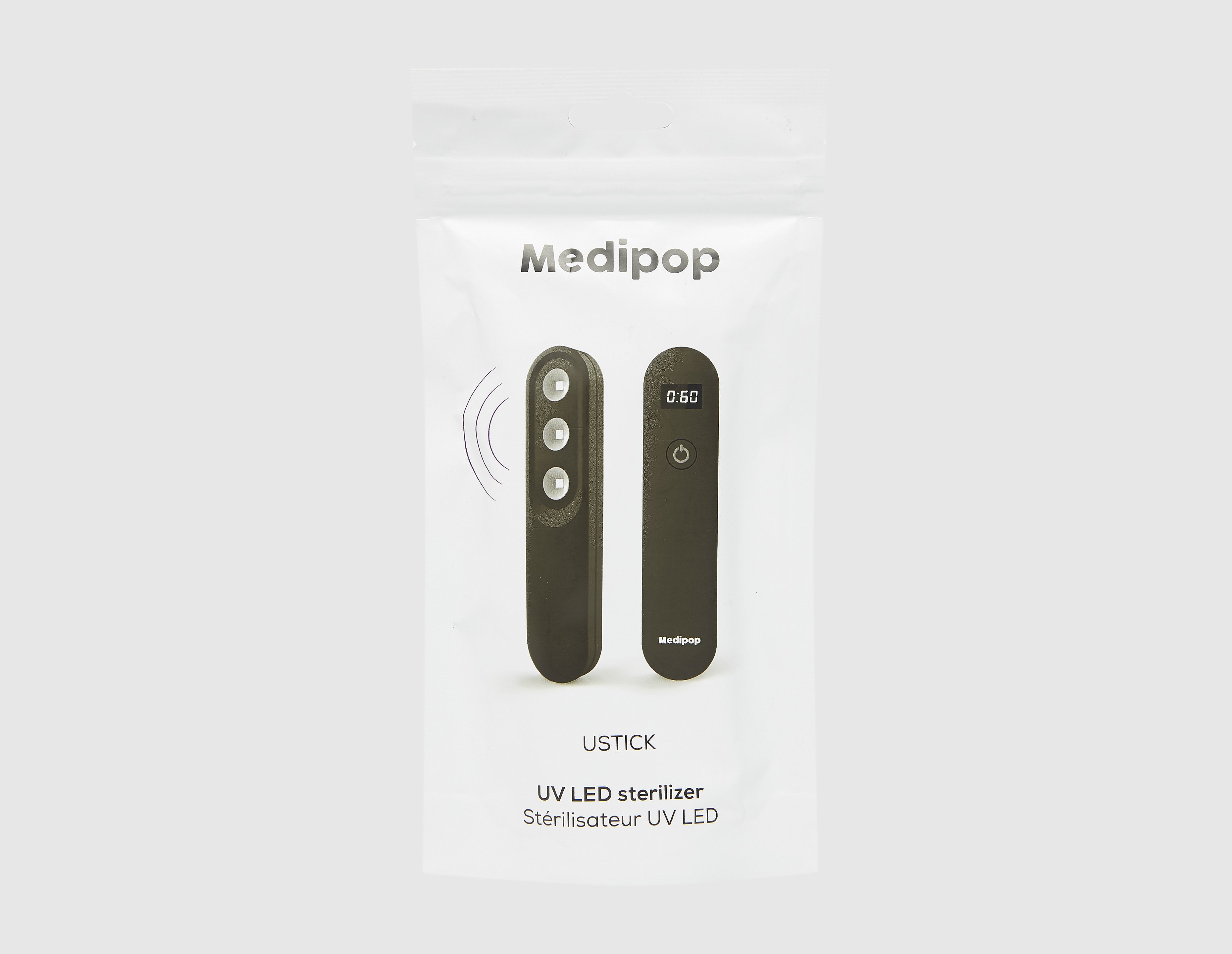 Medipop U Stick UV Steriliser, noir