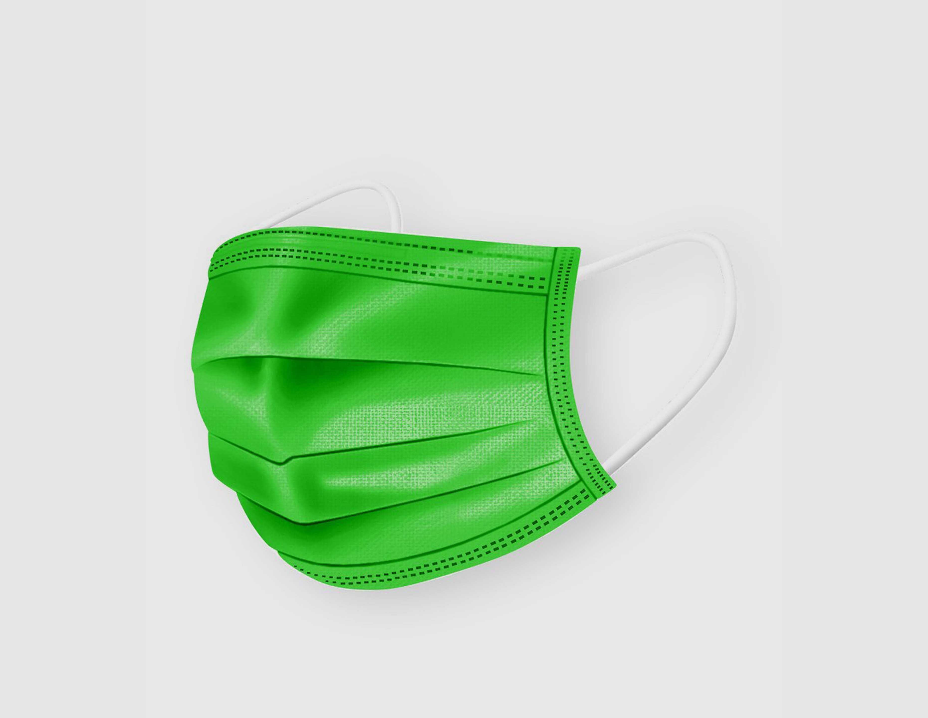 Medipop 5 Pack Disposable D Mask, vert
