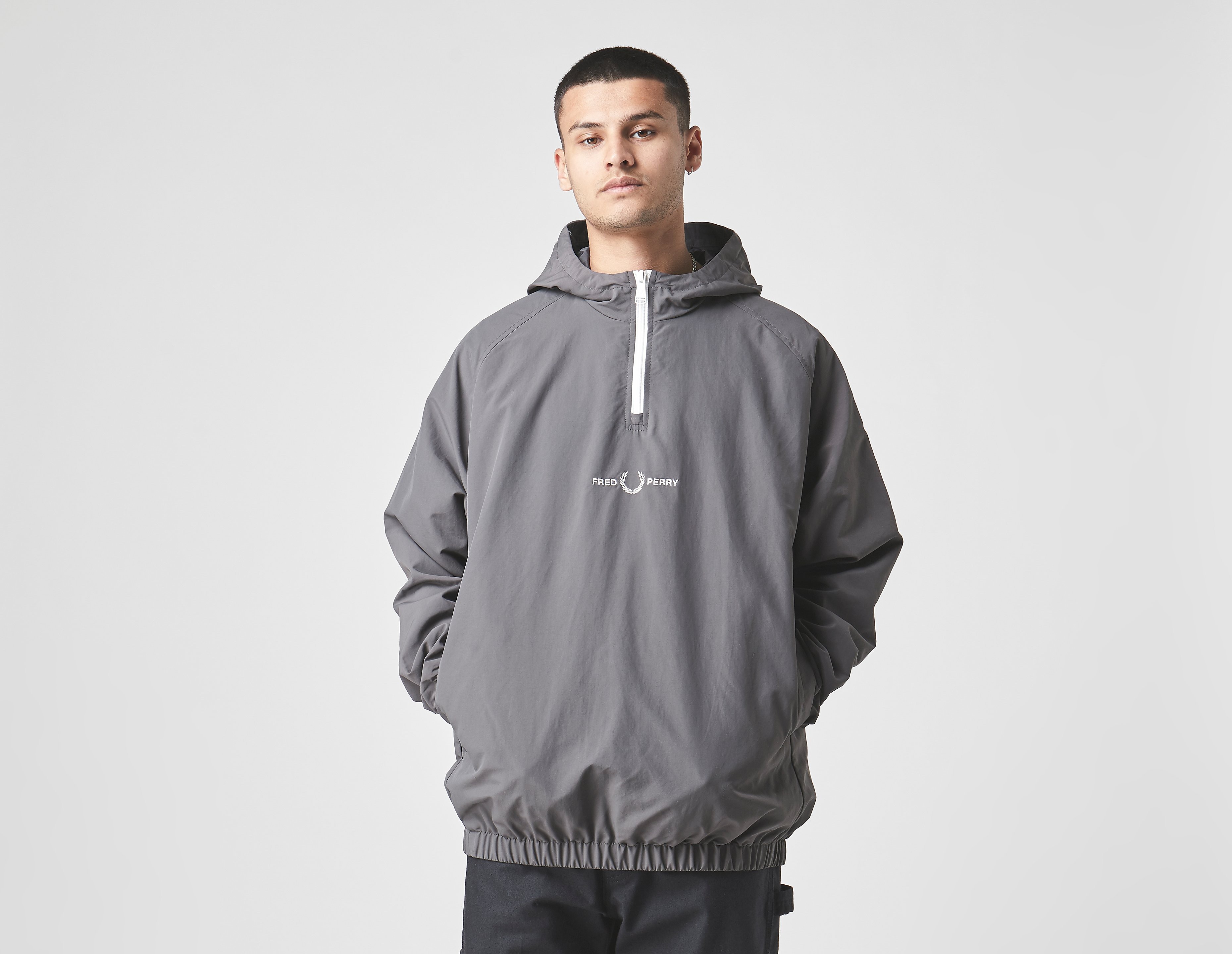 Fred Perry Veste Half Zip Embroidered
