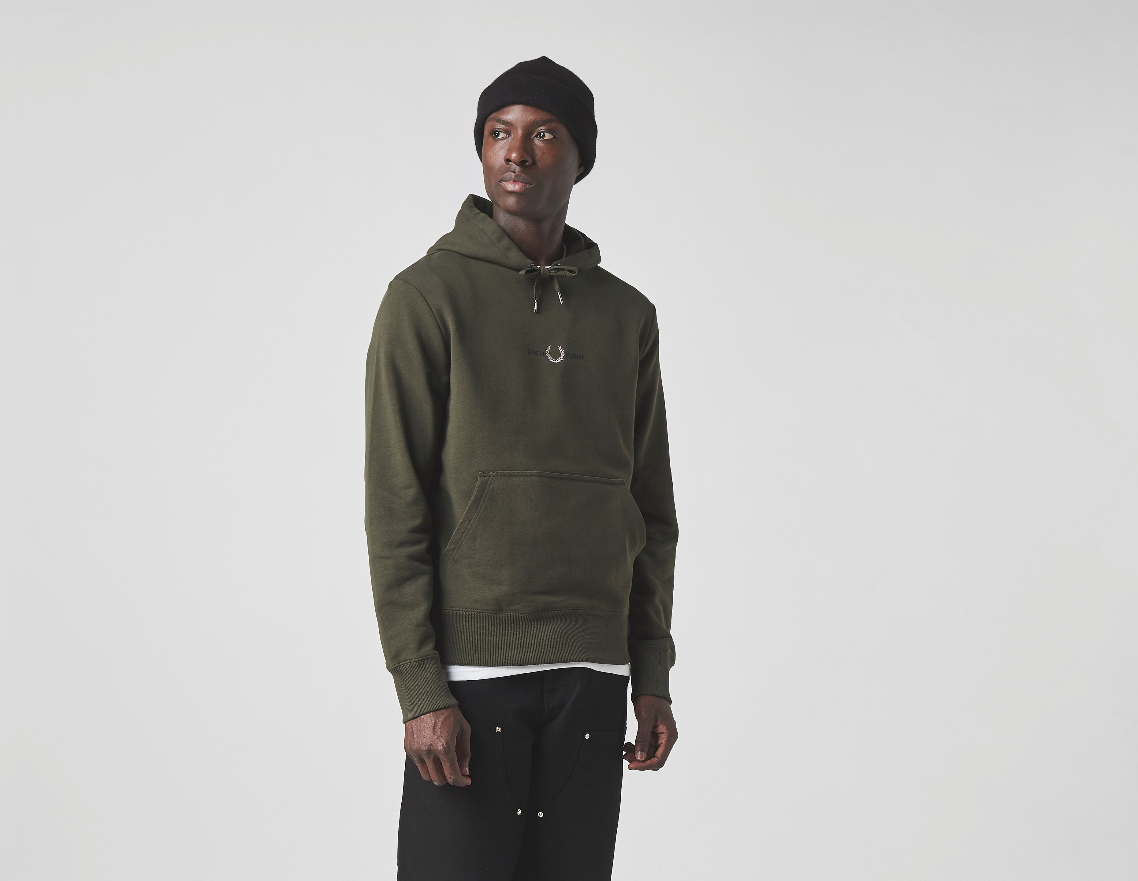 Fred Perry Sweat à Capuche Embroidered Logo