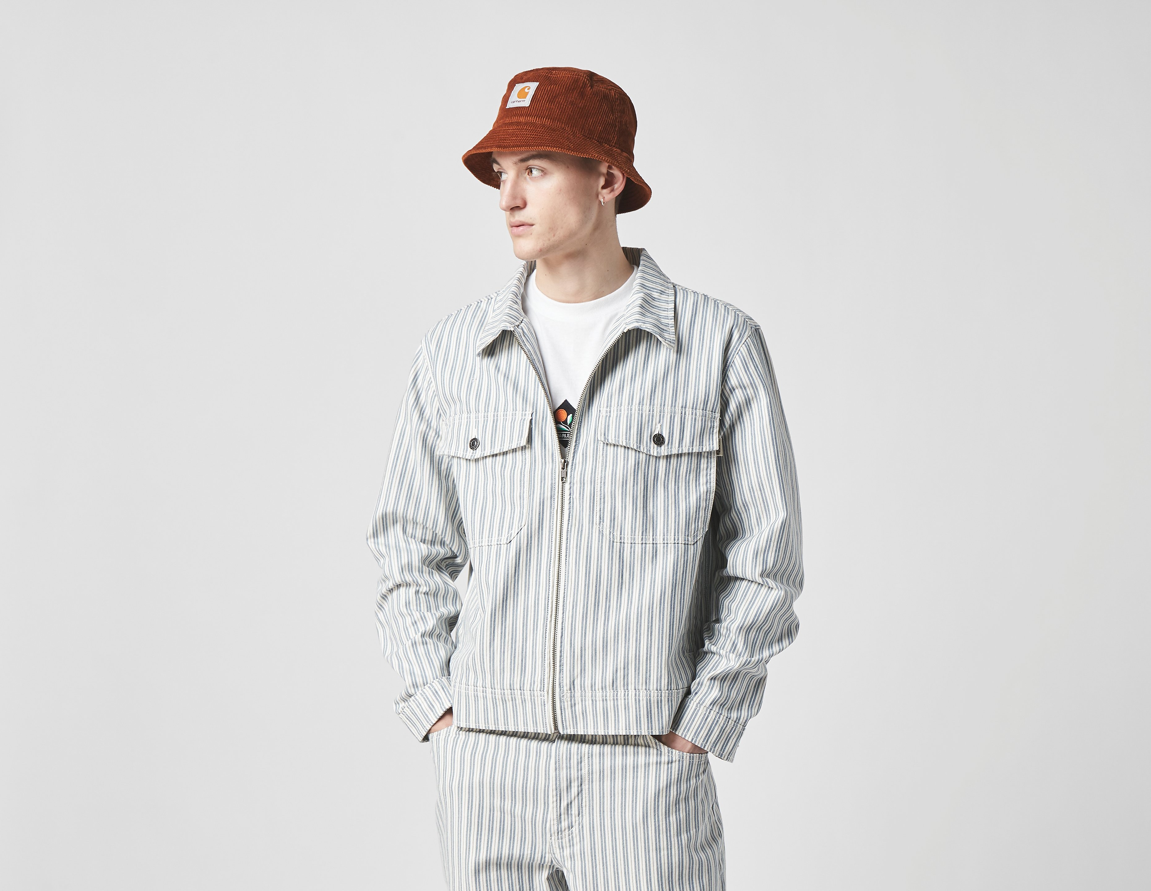 Stussy Stripe Garage Jacket